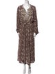 Figue Paisley Print Long Dress