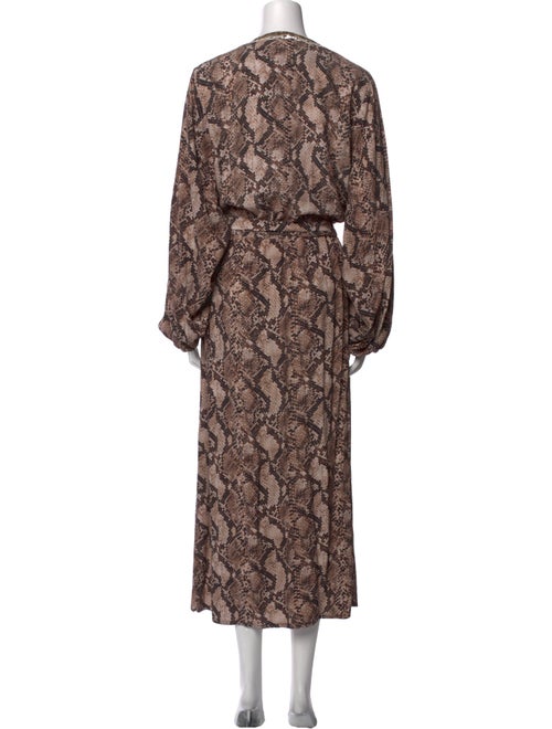 Figue Paisley Print Long Dress