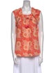 Figue Floral Print Square Neckline Top