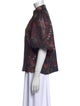 Figue Silk Paisley Print Blouse