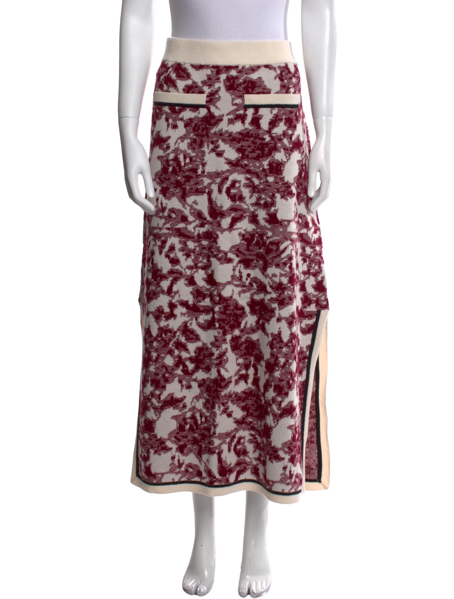 Figue Wool Midi Length Skirt