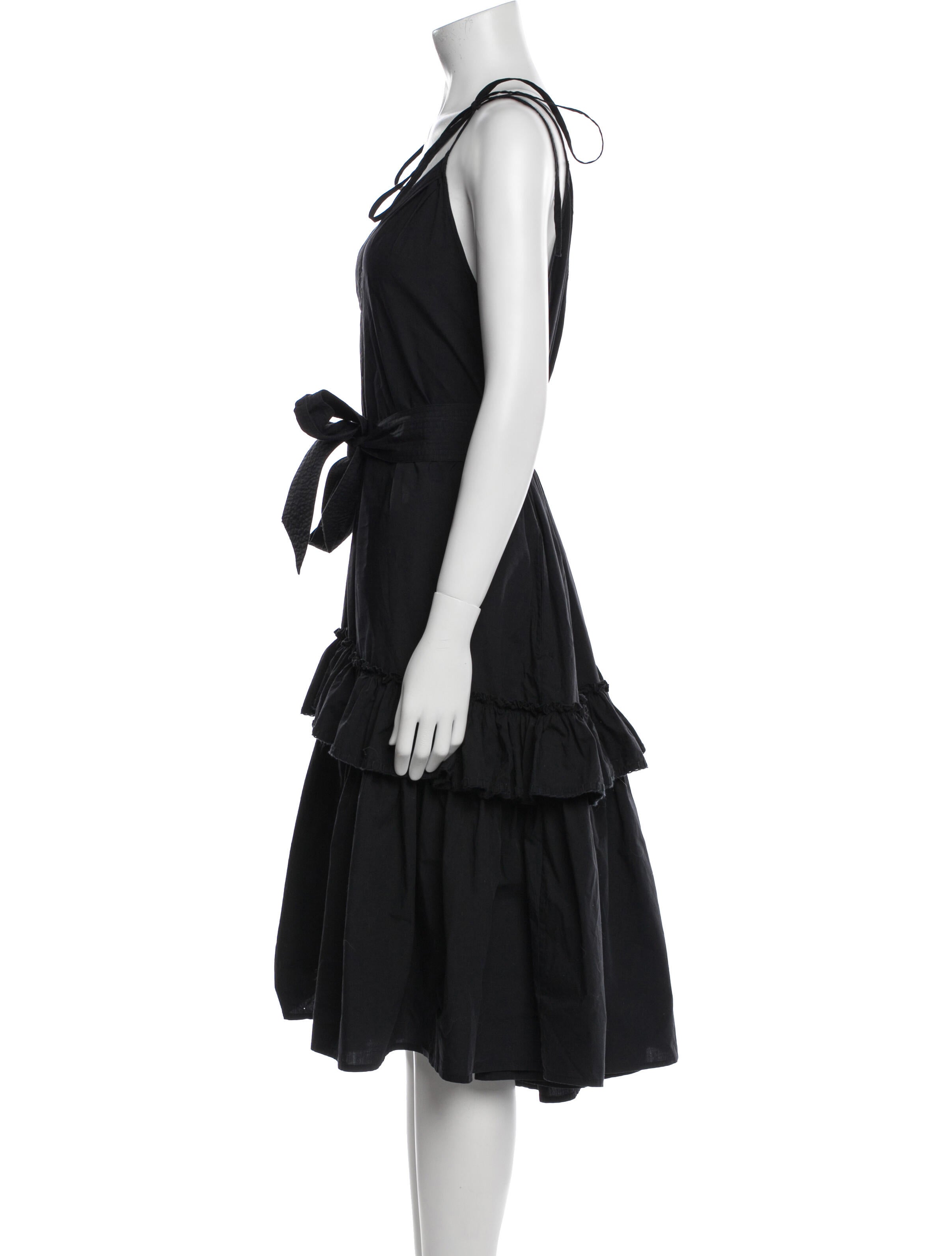 Figue V-Neck Midi Length Dress