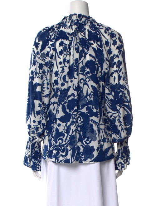 Figue Silk Floral Print Blouse
