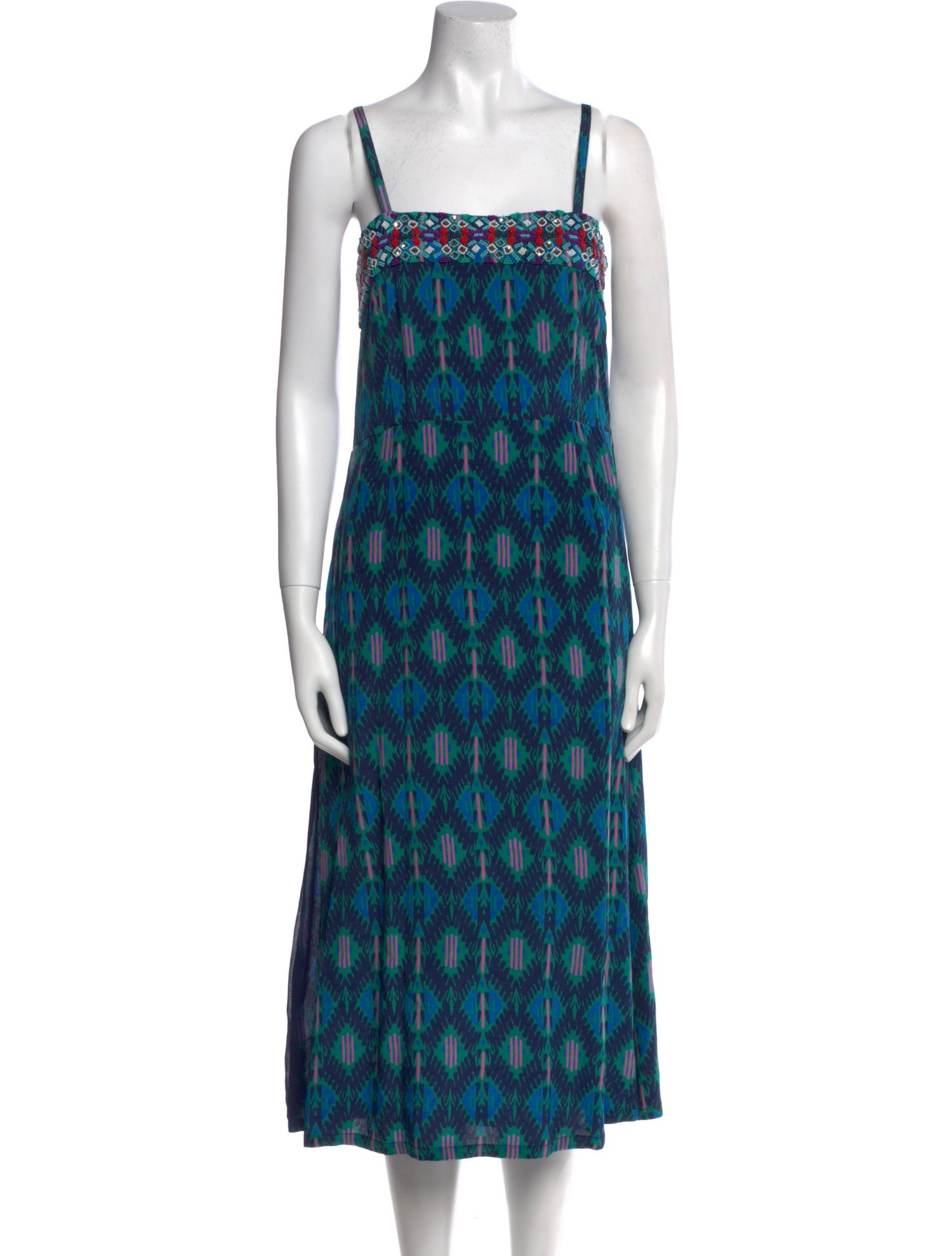 Figue Printed Midi Length Dress
