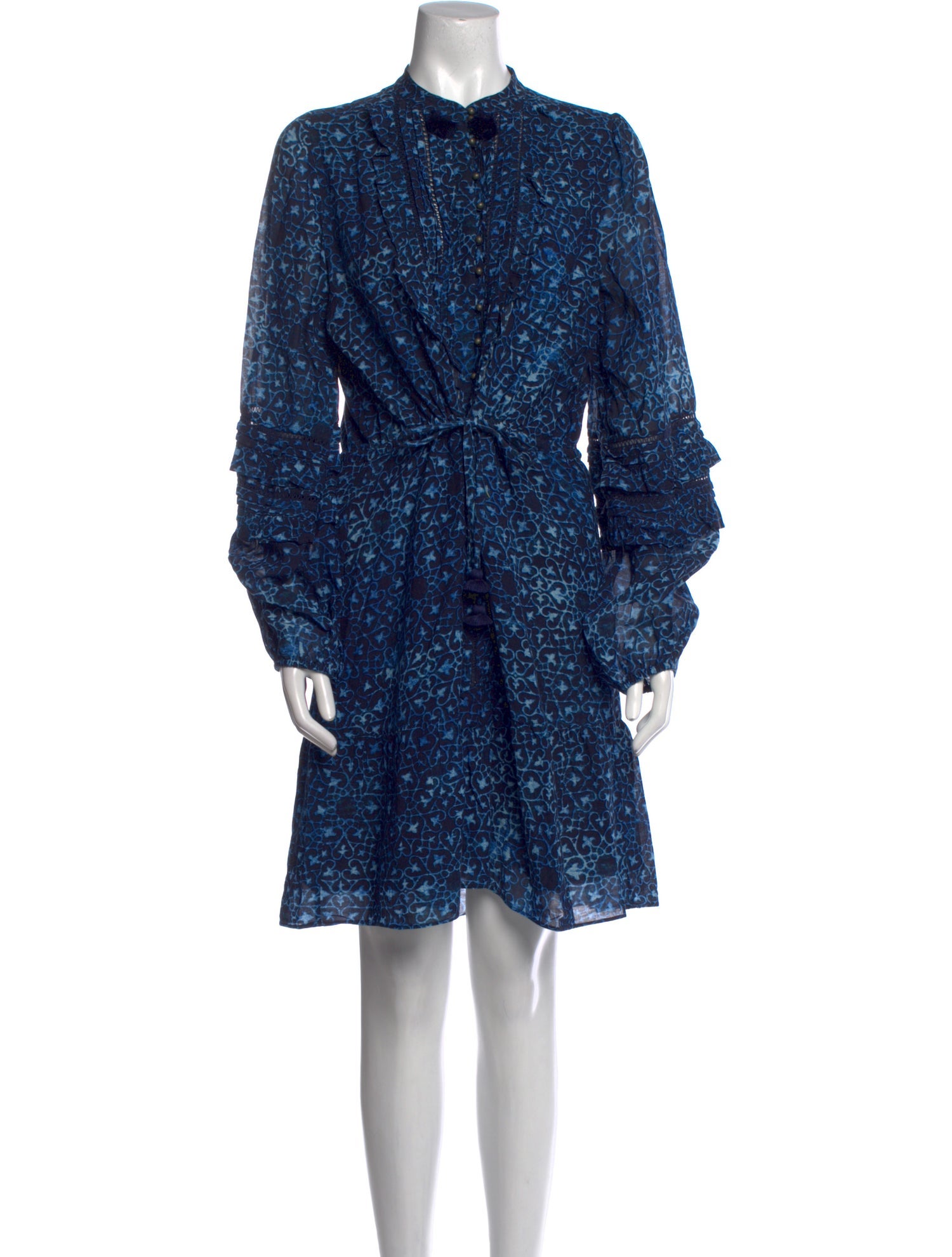 Figue Printed Knee-Length Dress