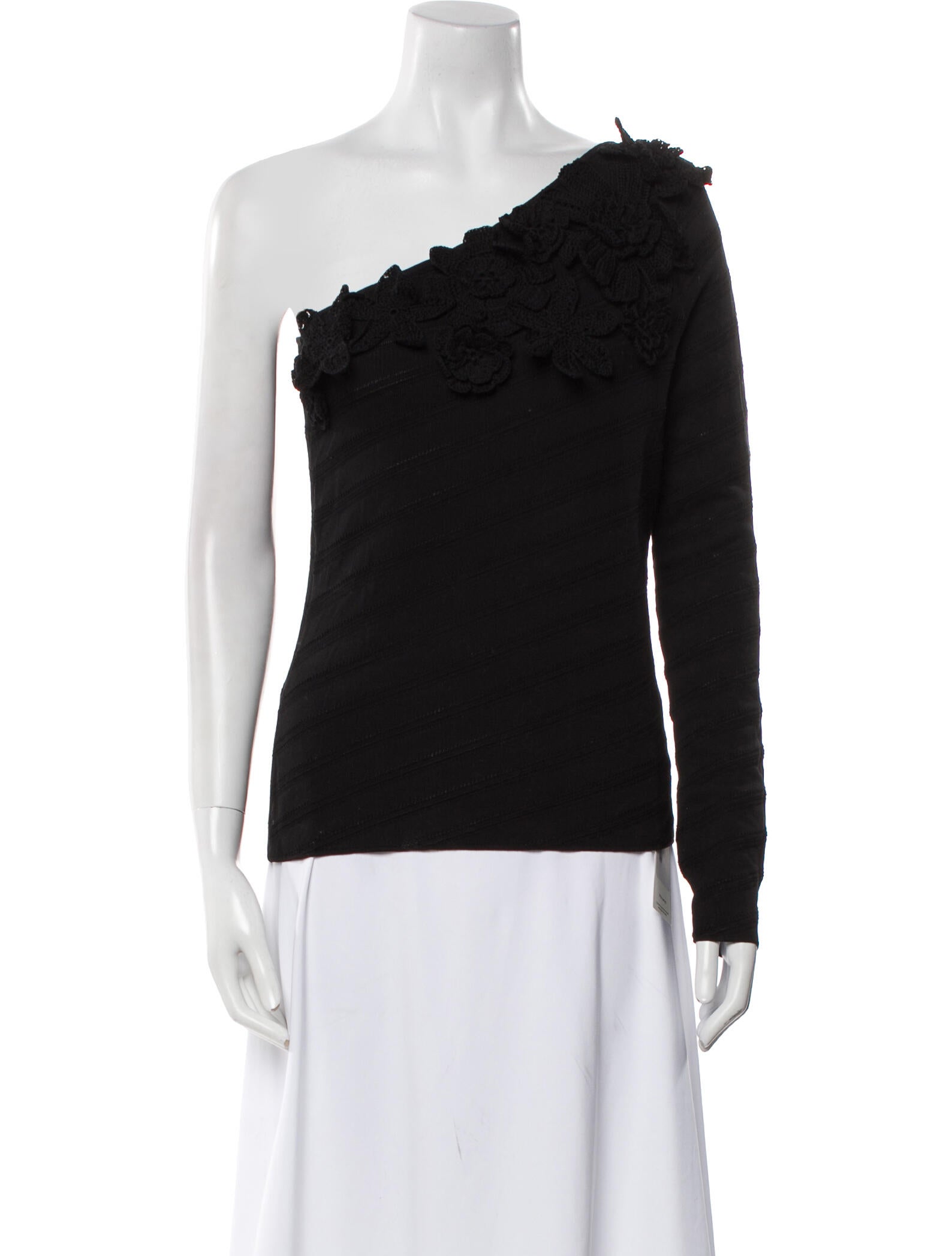 Figue One-Shoulder Long Sleeve Top w/ Tags