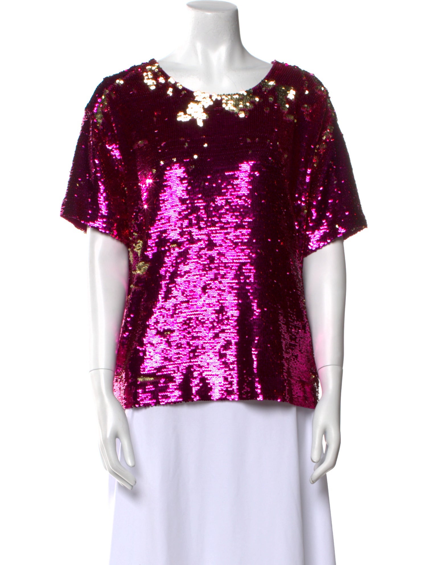 Figue Nylon Scoop Neck T-Shirt