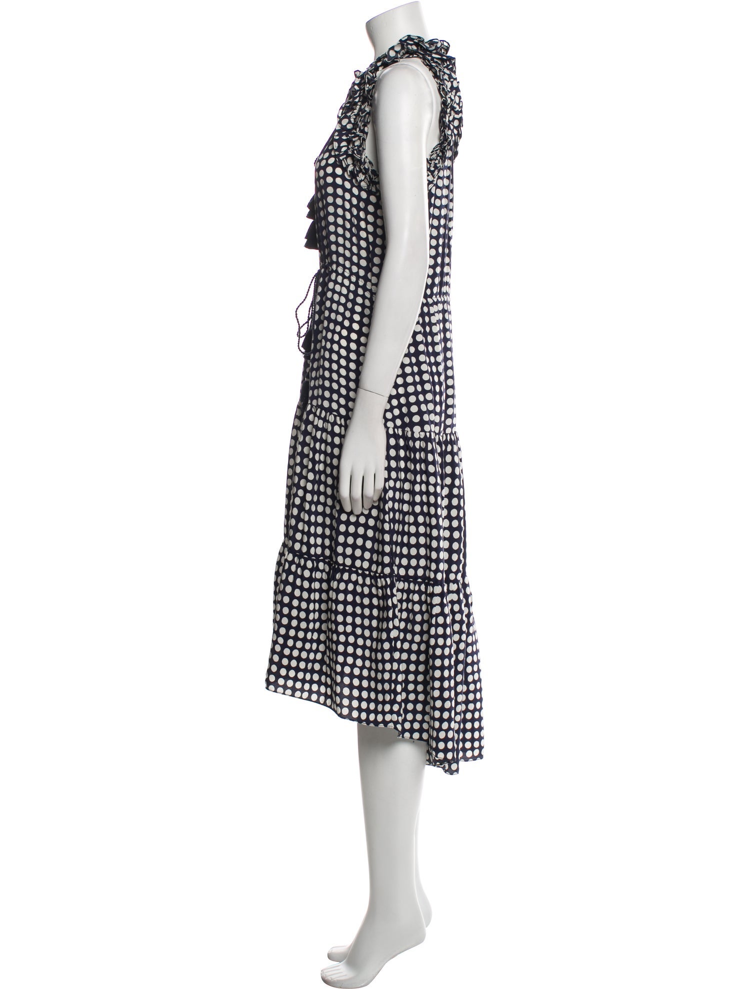 Figue Silk Midi Length Dress