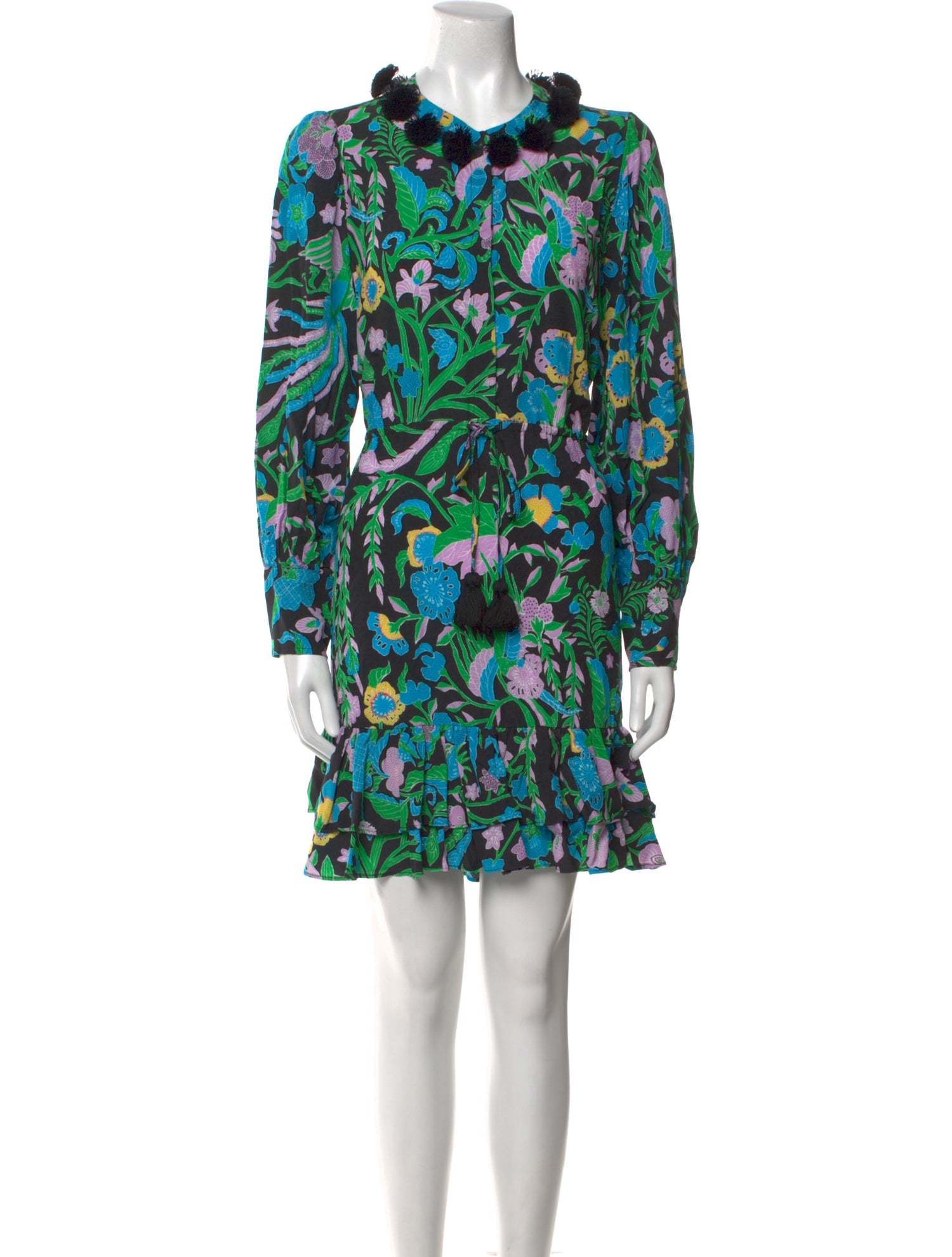 Figue Floral Print Mini Dress