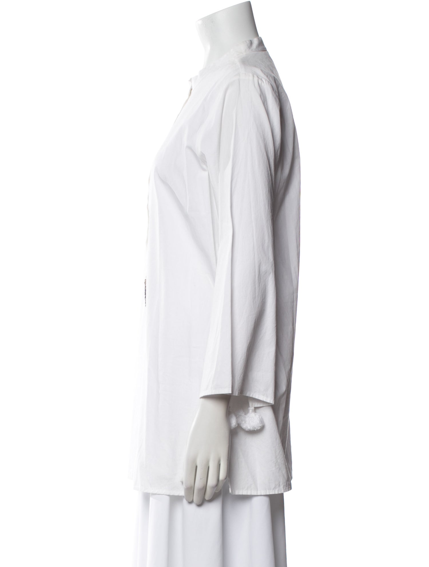 Figue Mock Neck Three-Quarter Sleeve Tunic