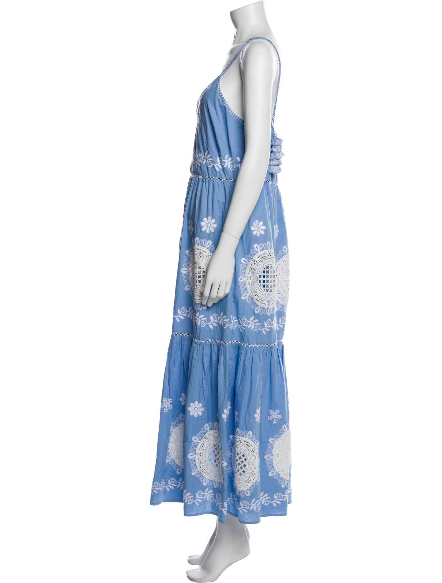 Figue Paisley Print Long Dress