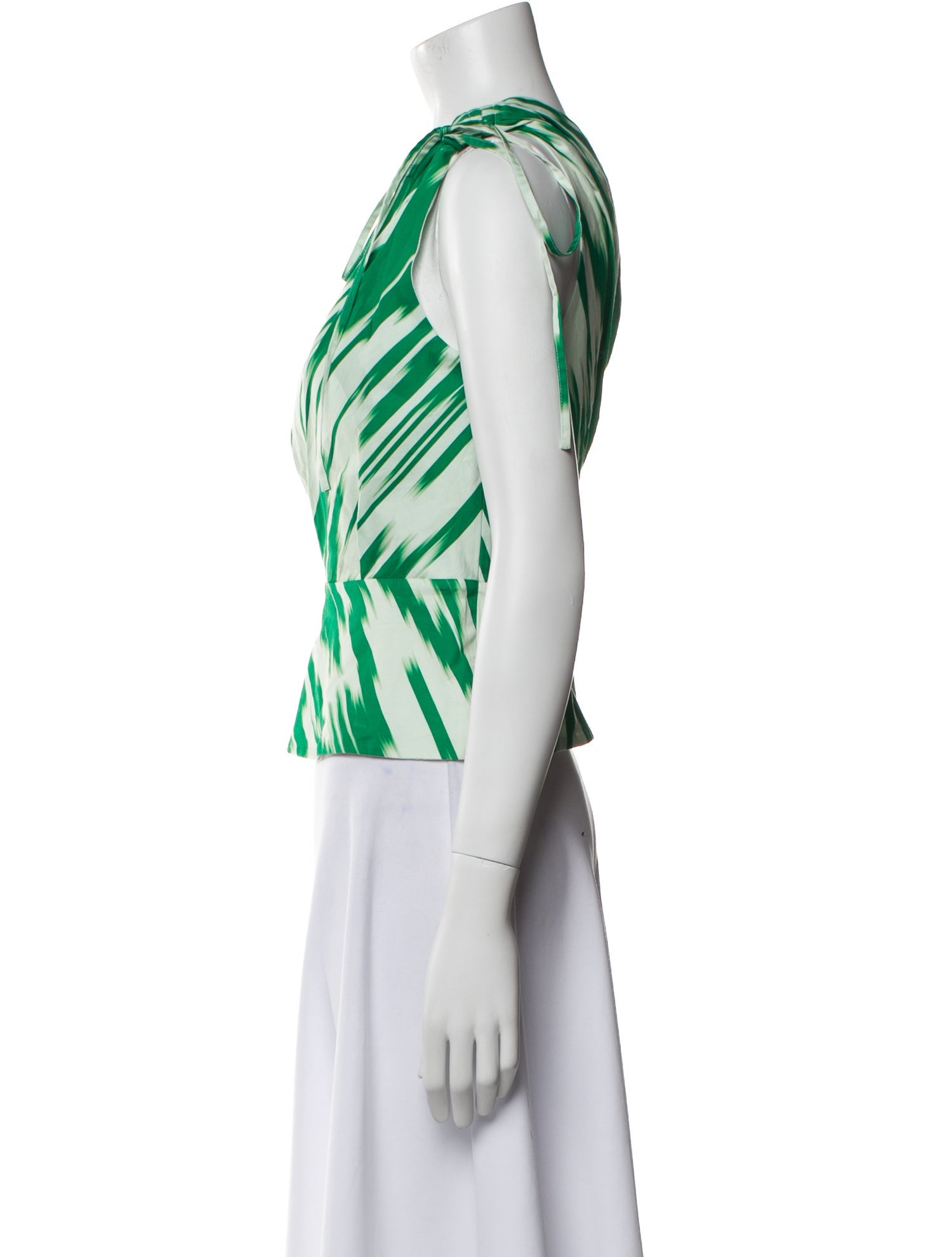 Figue Printed One-Shoulder Top