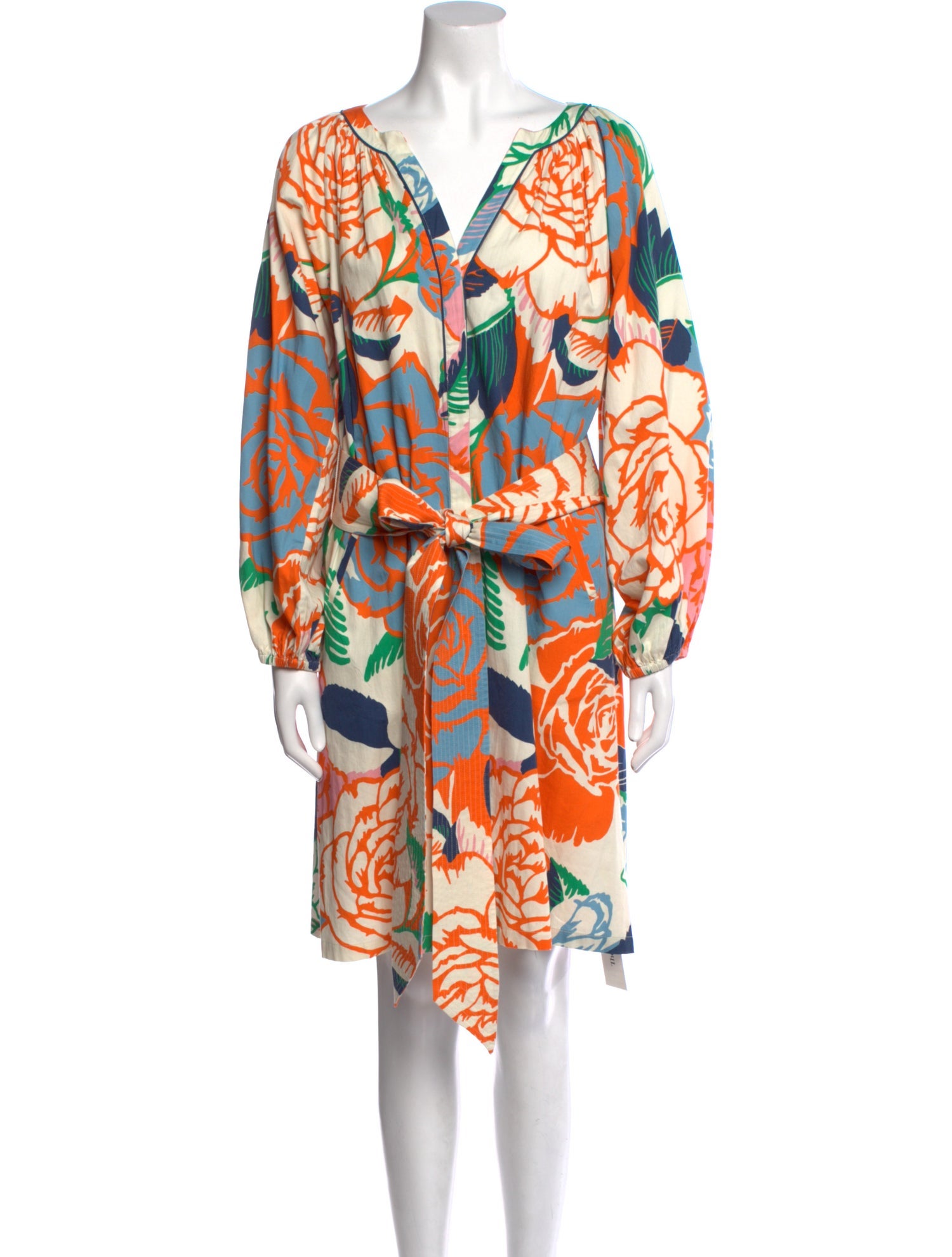 Figue Printed Knee-Length Dress