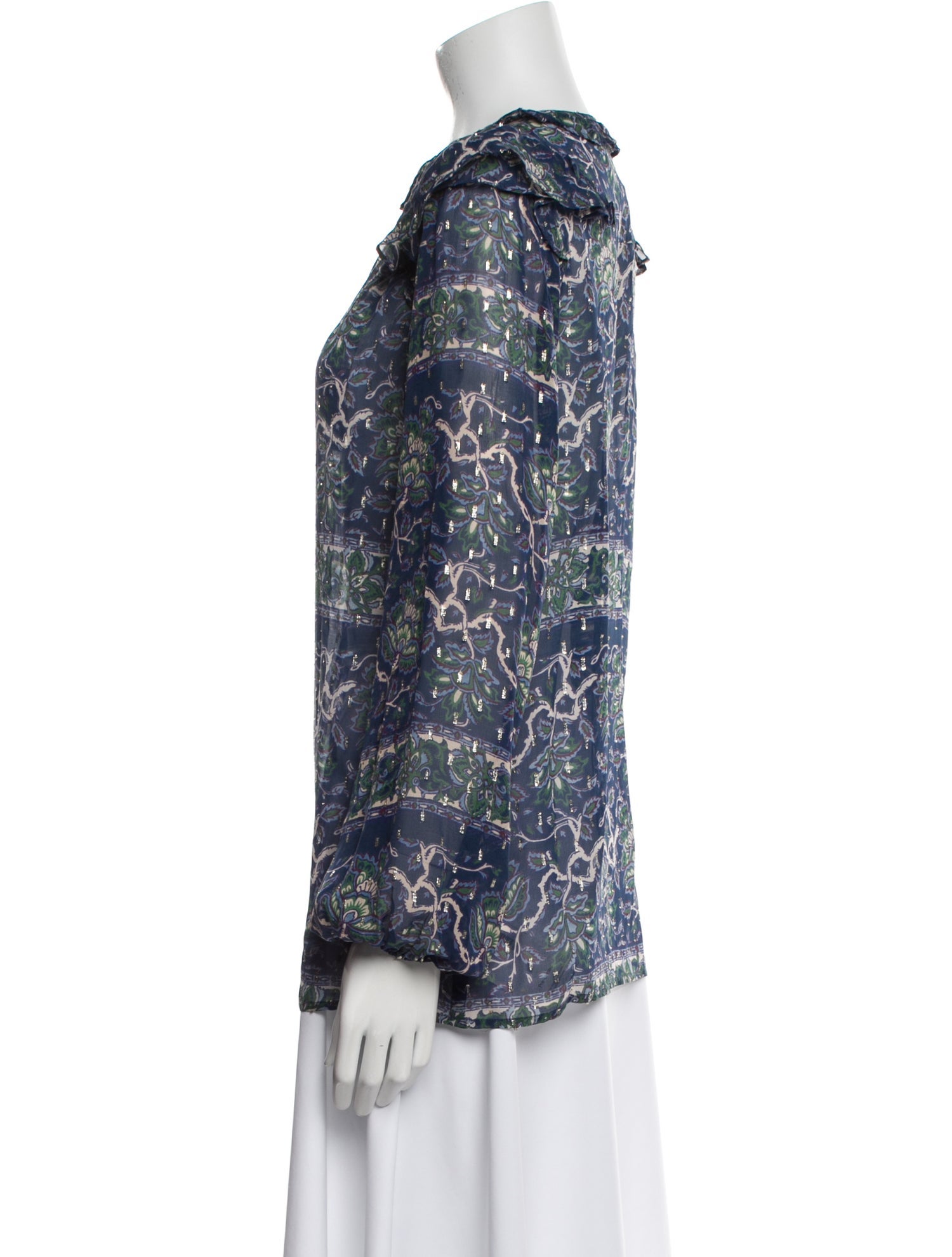 Figue Silk Printed Blouse