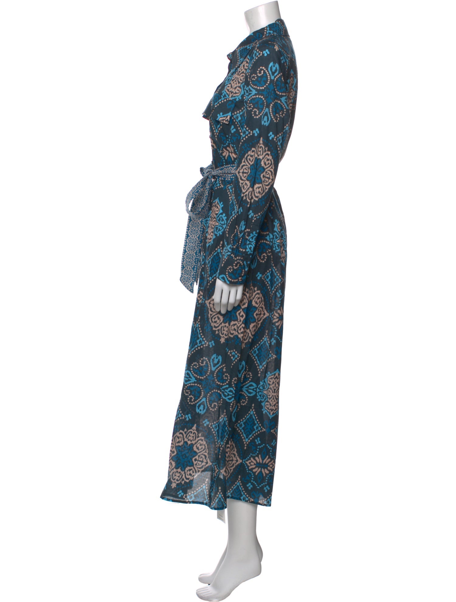Figue Paisley Print Long Dress w/ Tags