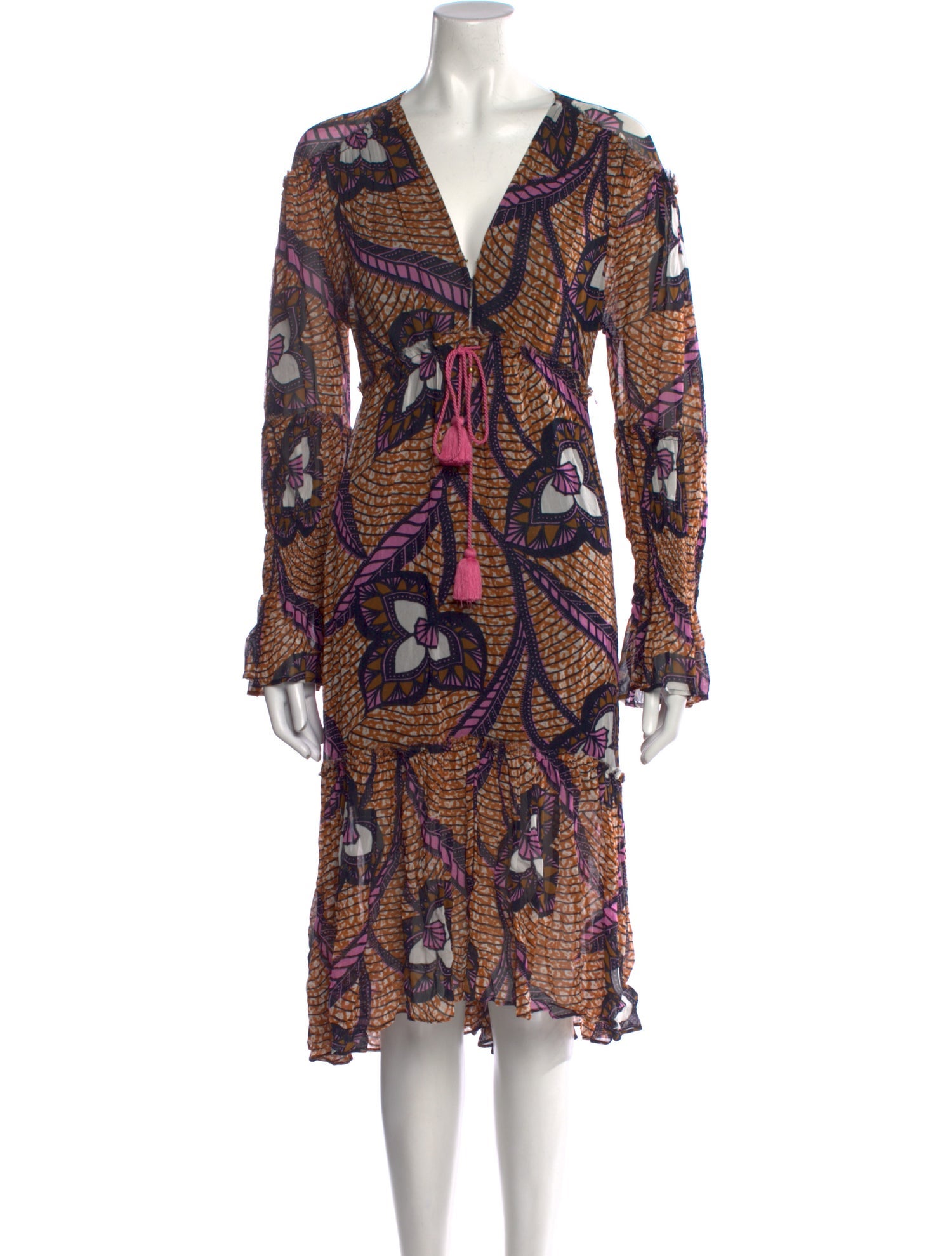 Figue Printed Midi Length Dress