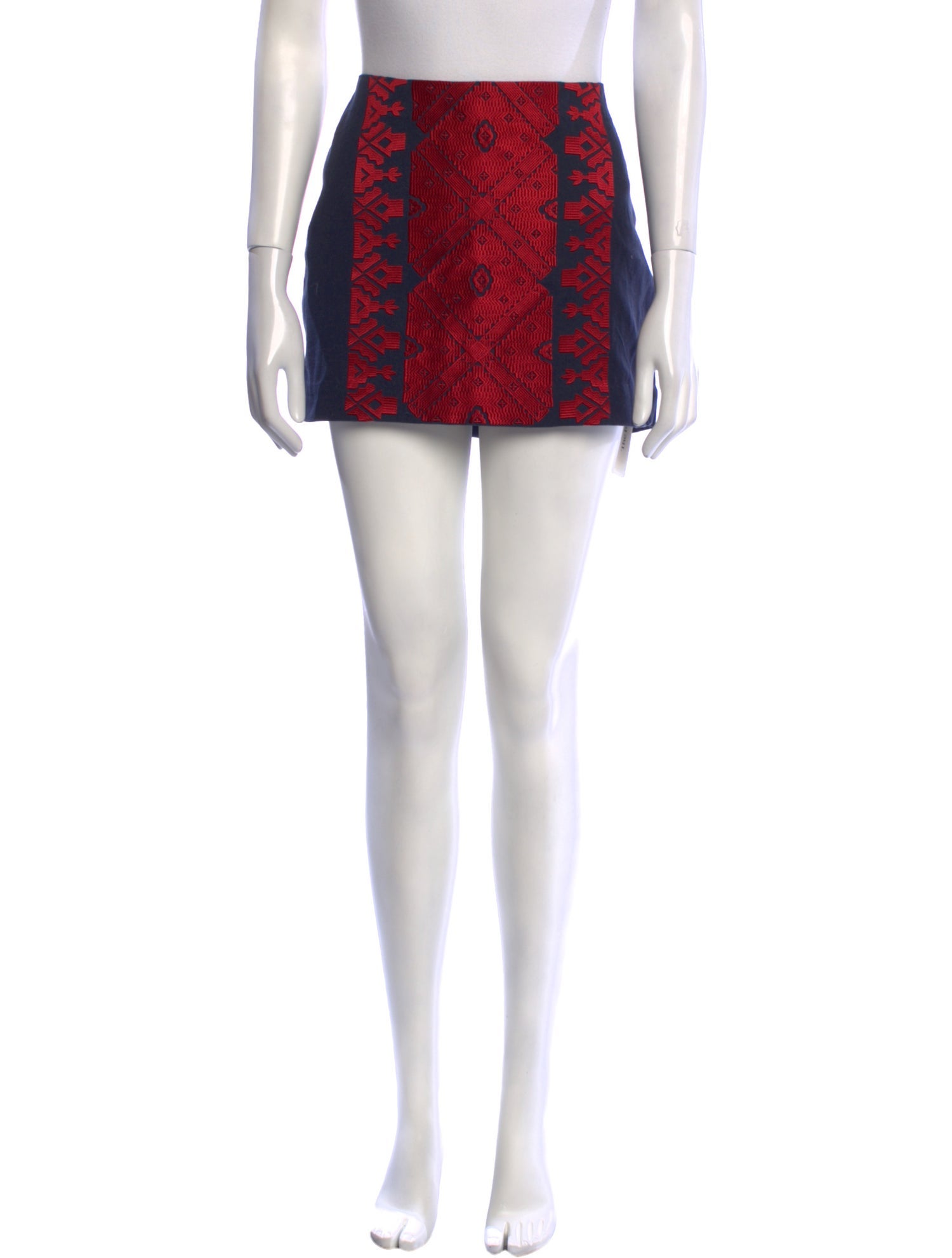 Figue Printed Mini Skirt