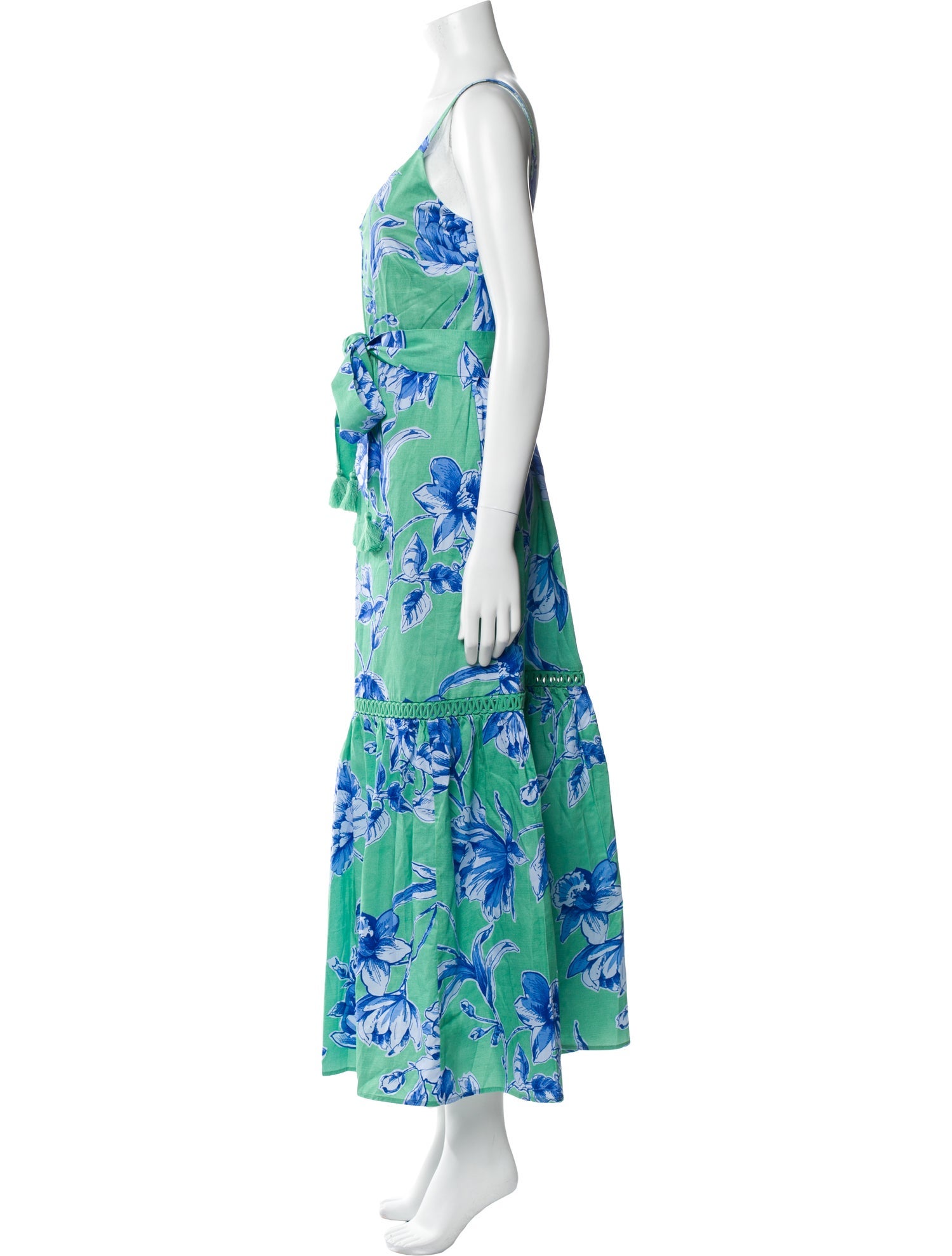Figue Floral Print Long Dress w/ Tags
