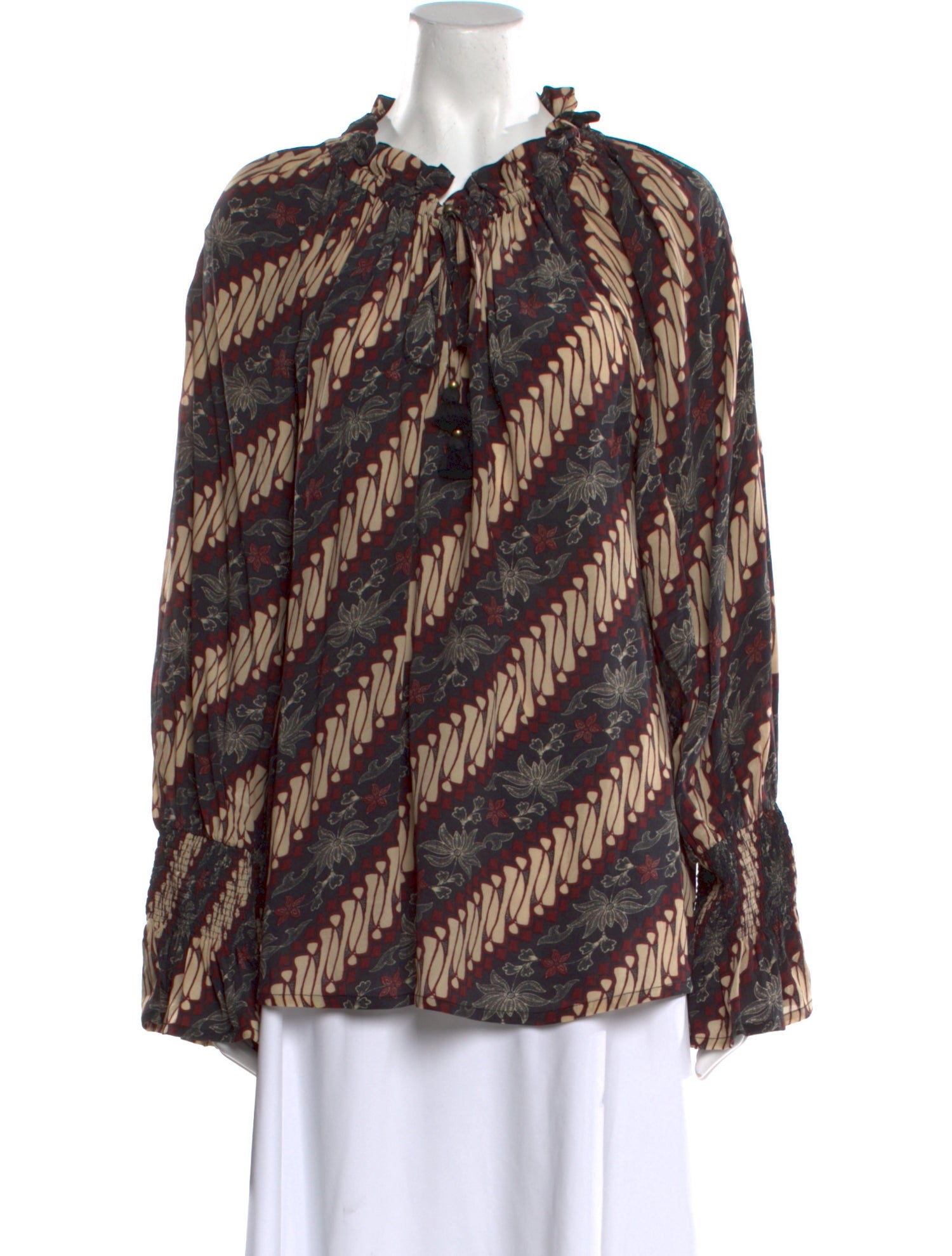 Figue Silk Printed Blouse