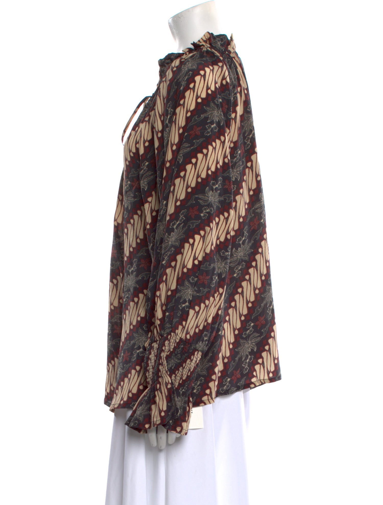 Figue Silk Printed Blouse