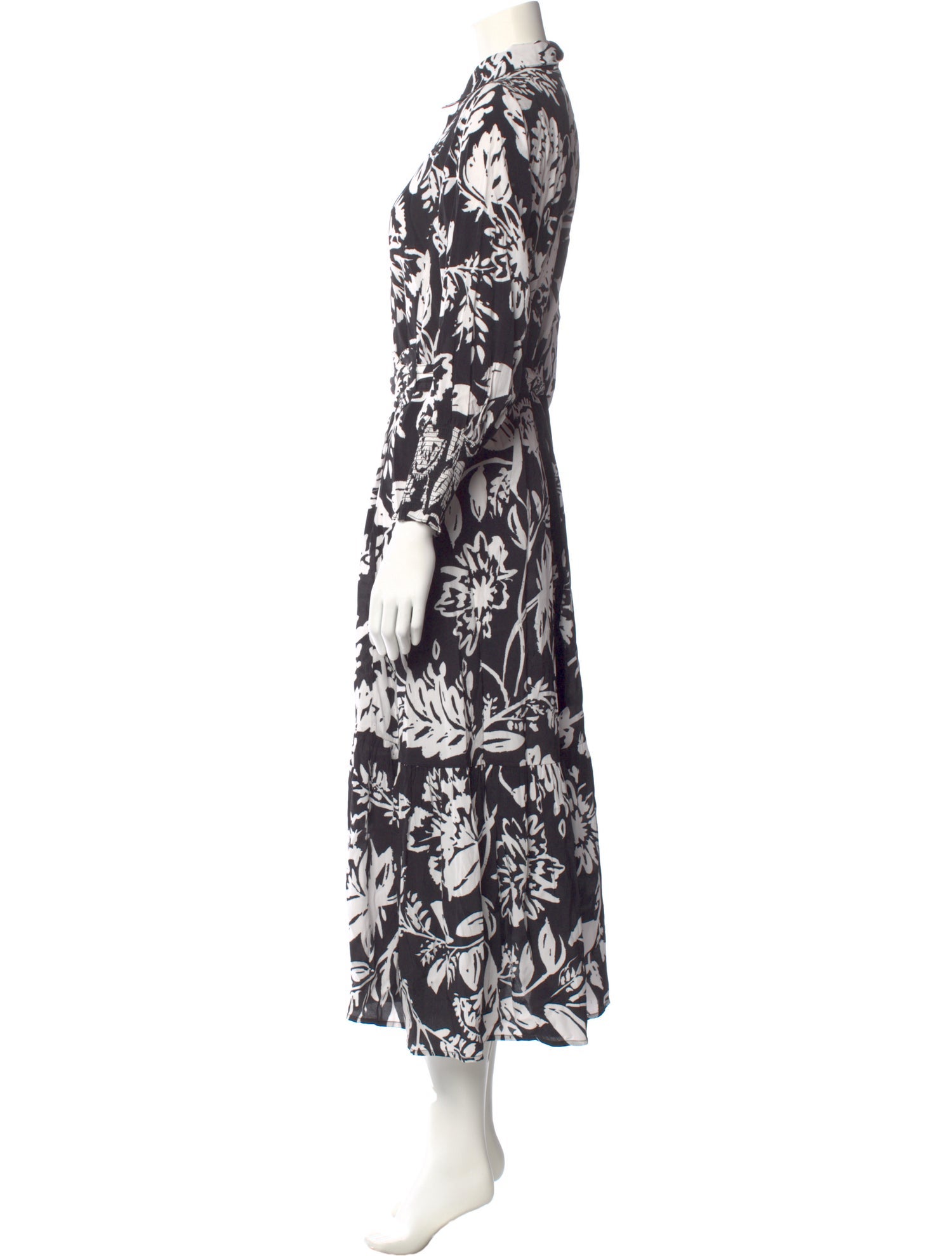 Figue Floral Print Long Dress