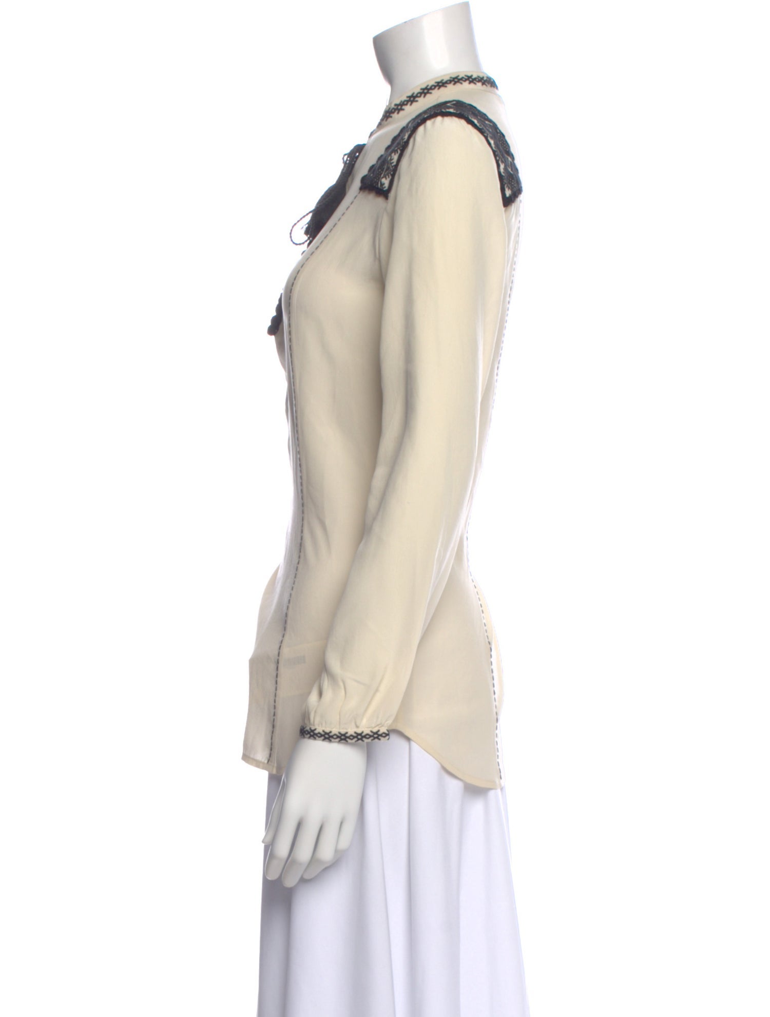 Figue Silk Patterned Blouse