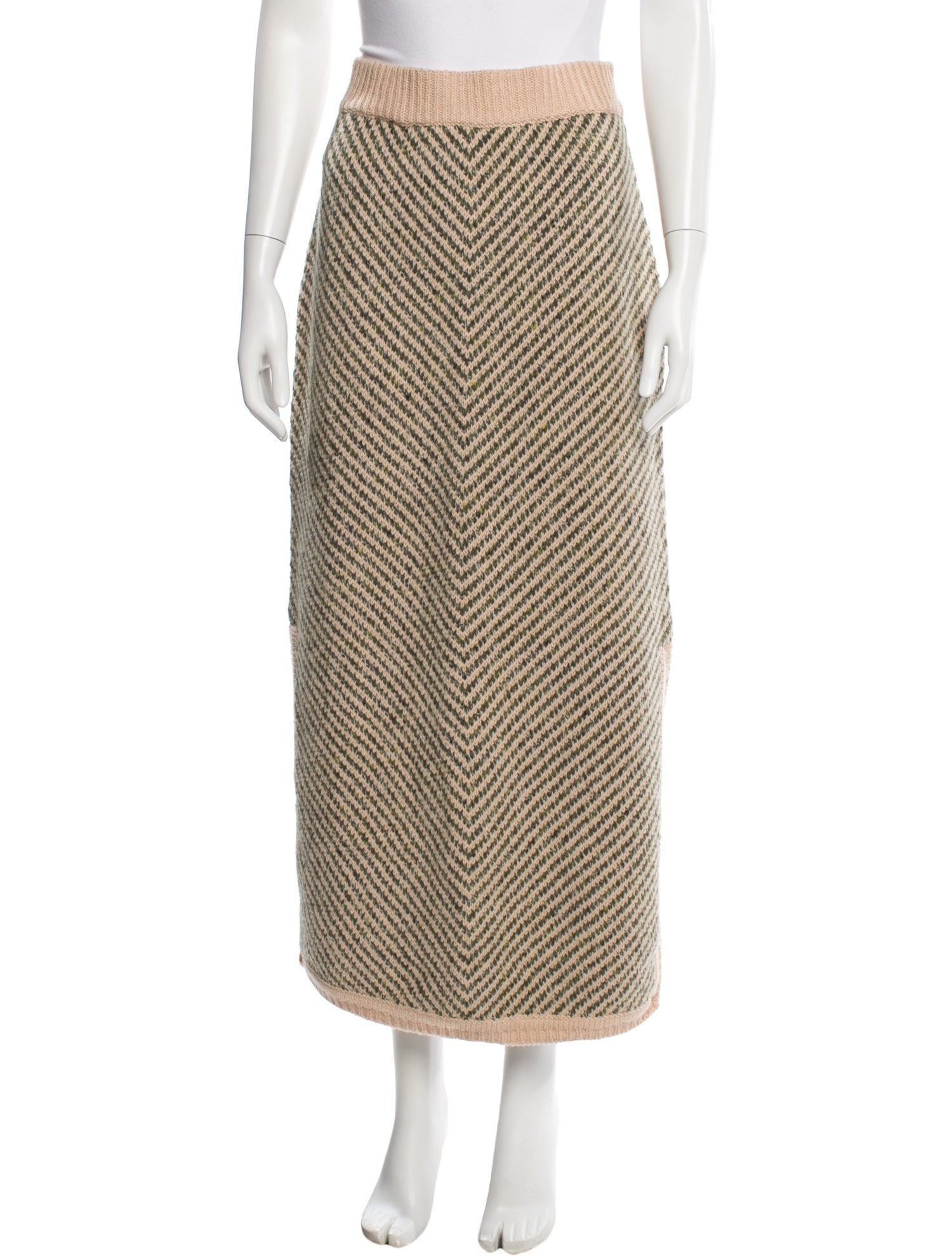 Figue Wool Midi Length Skirt