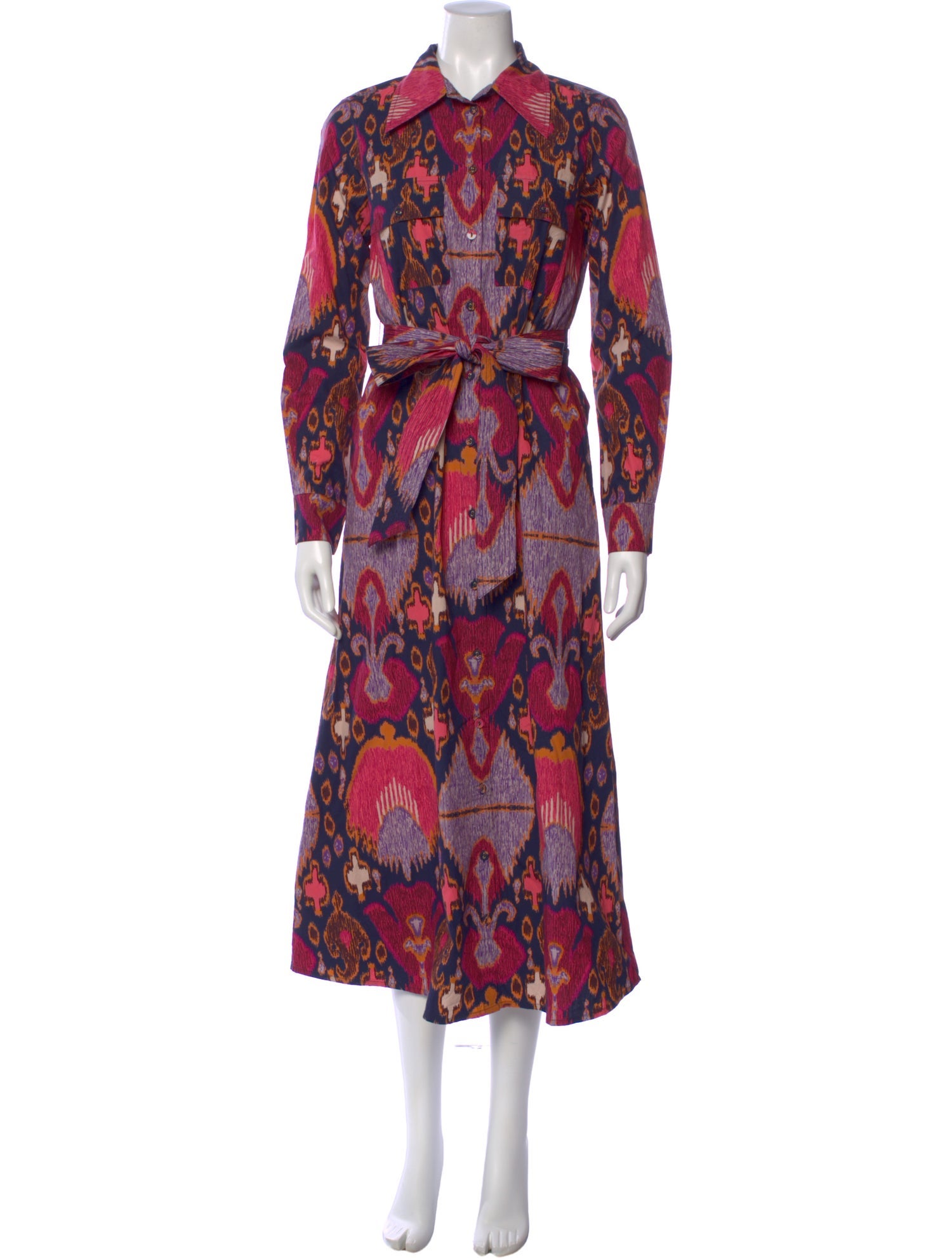 Figue Printed Long Dress w/ Tags