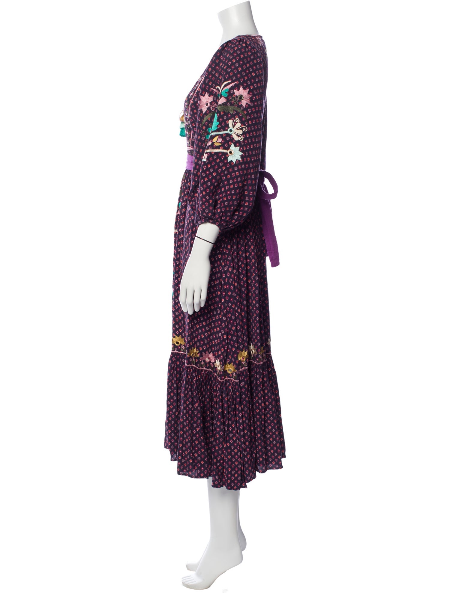 Figue Printed Long Dress