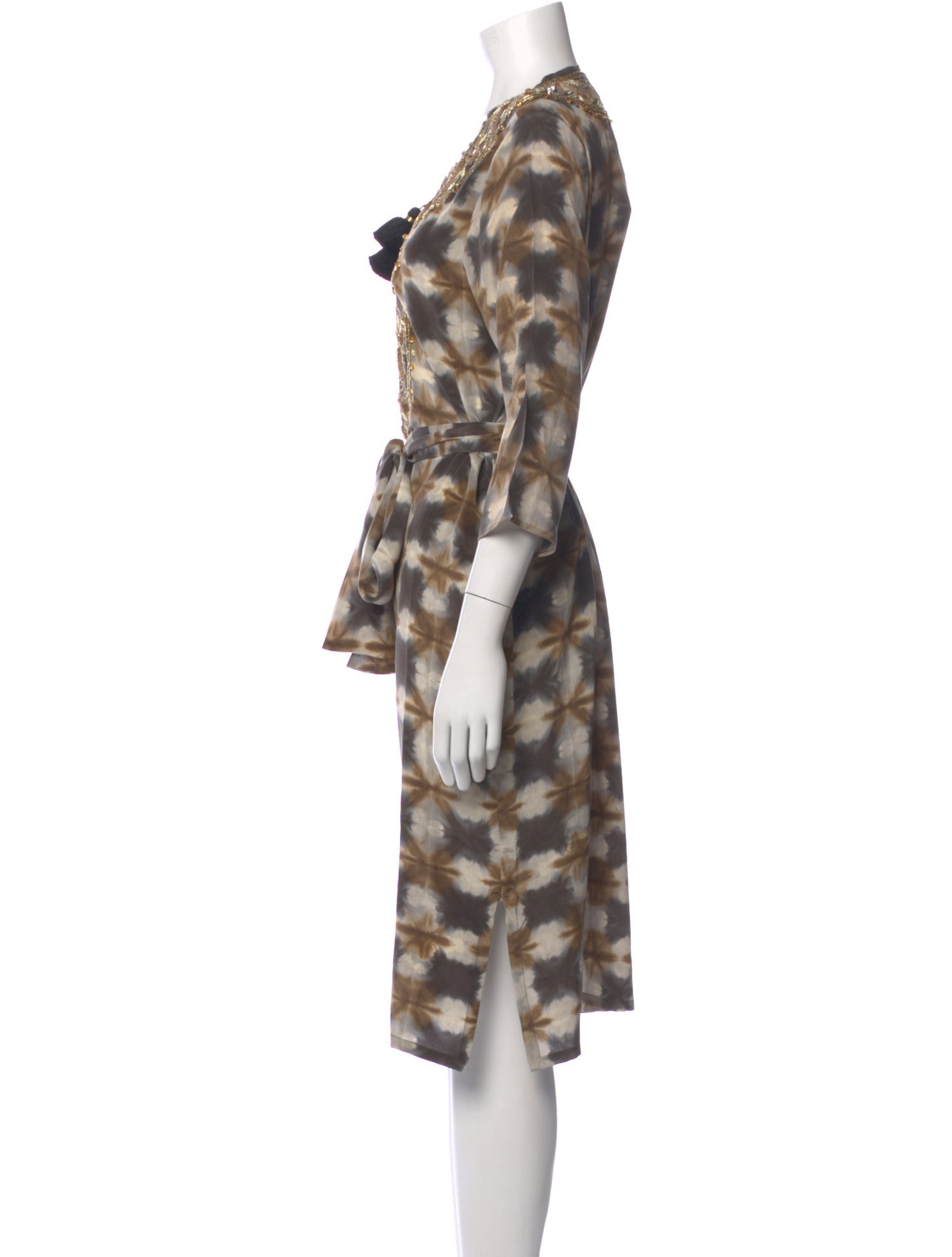 Figue Silk Midi Length Dress