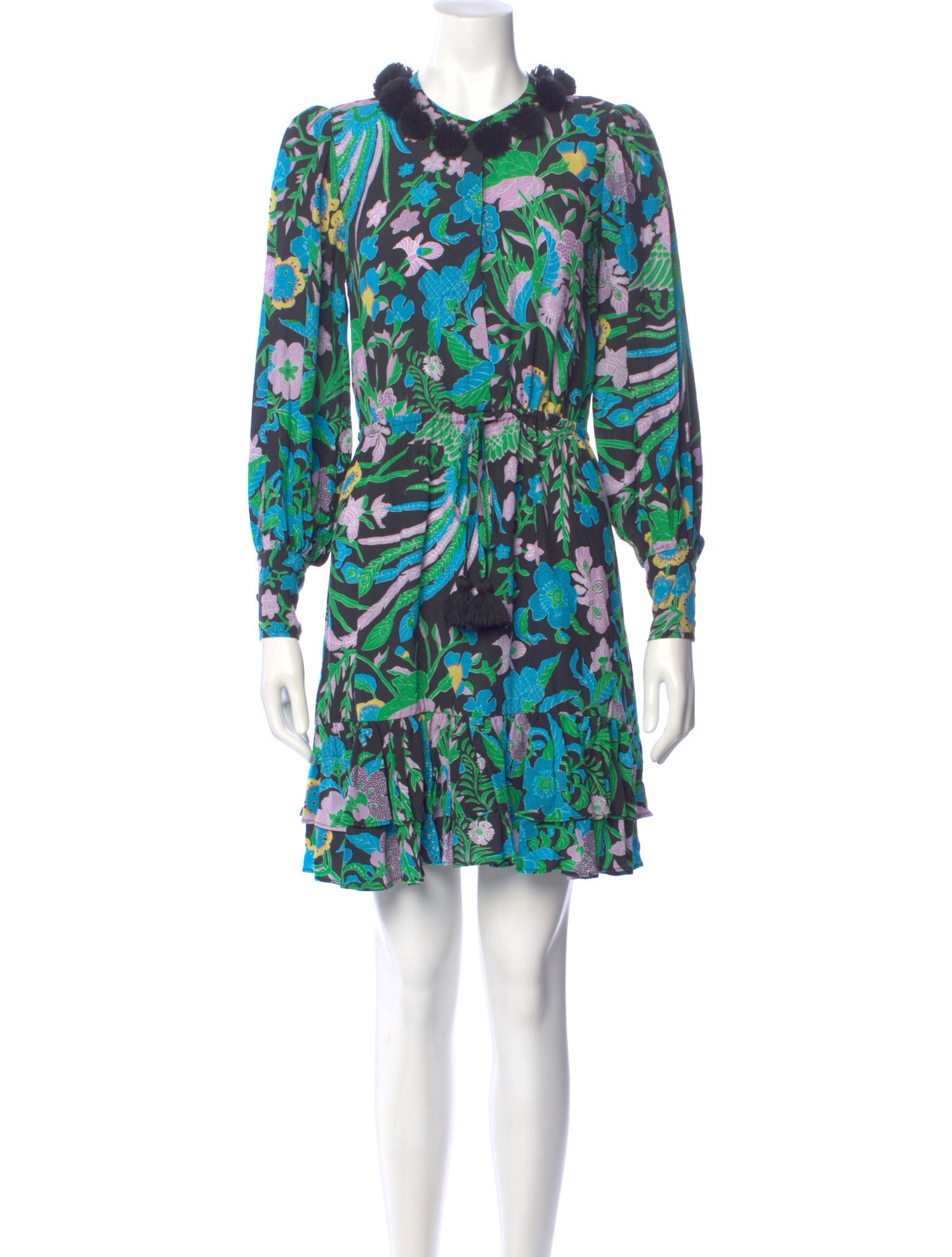 Figue Floral Print Mini Dress w/ Tags