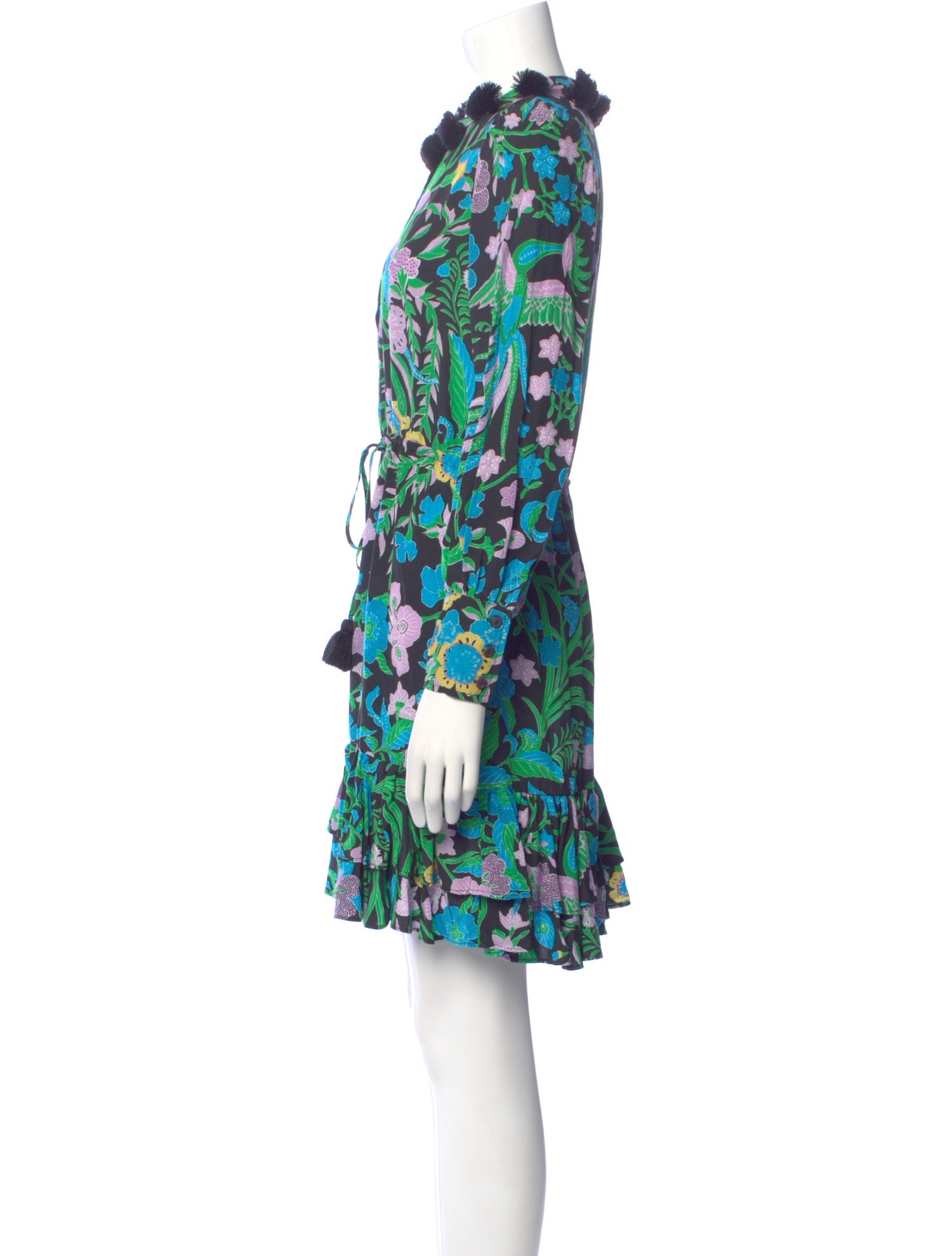Figue Floral Print Mini Dress w/ Tags