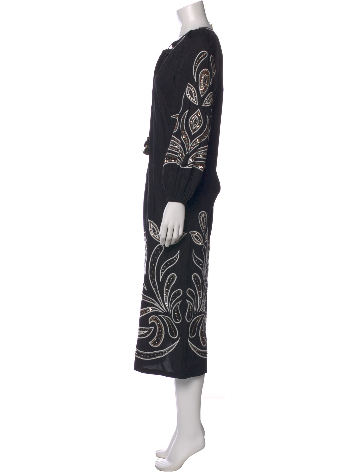 Figue Printed Long Dress w/ Tags