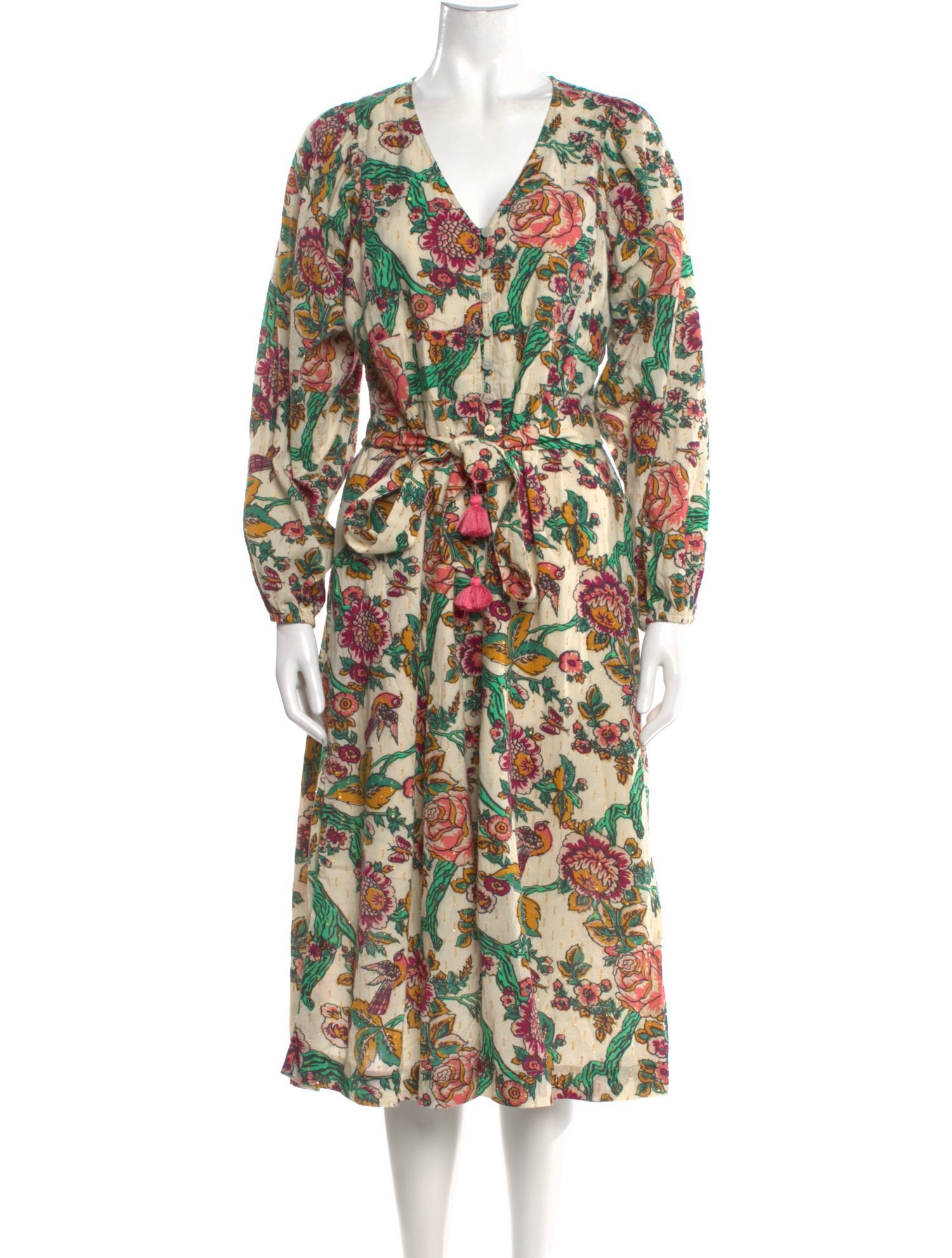 Figue Printed Midi Length Dress