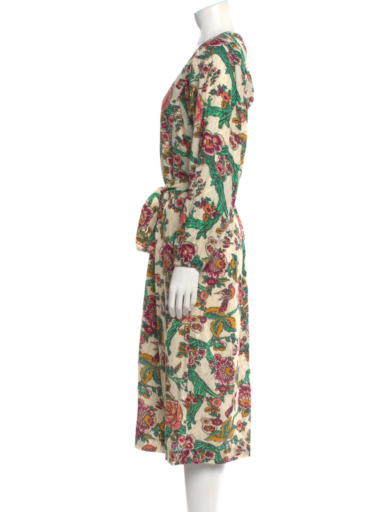 Figue Printed Midi Length Dress