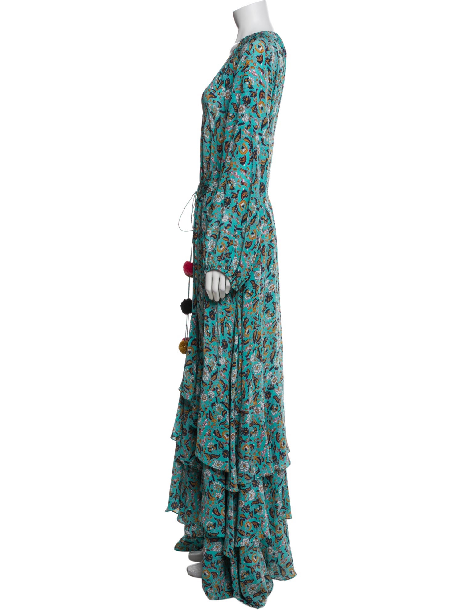Figue Floral Print Long Dress