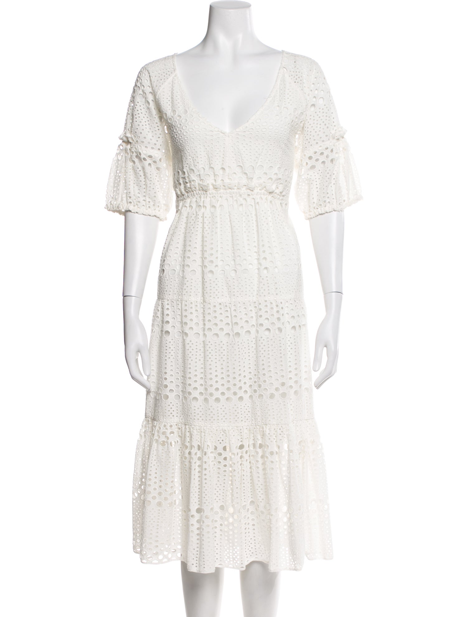 Figue Scoop Neck Midi Length Dress