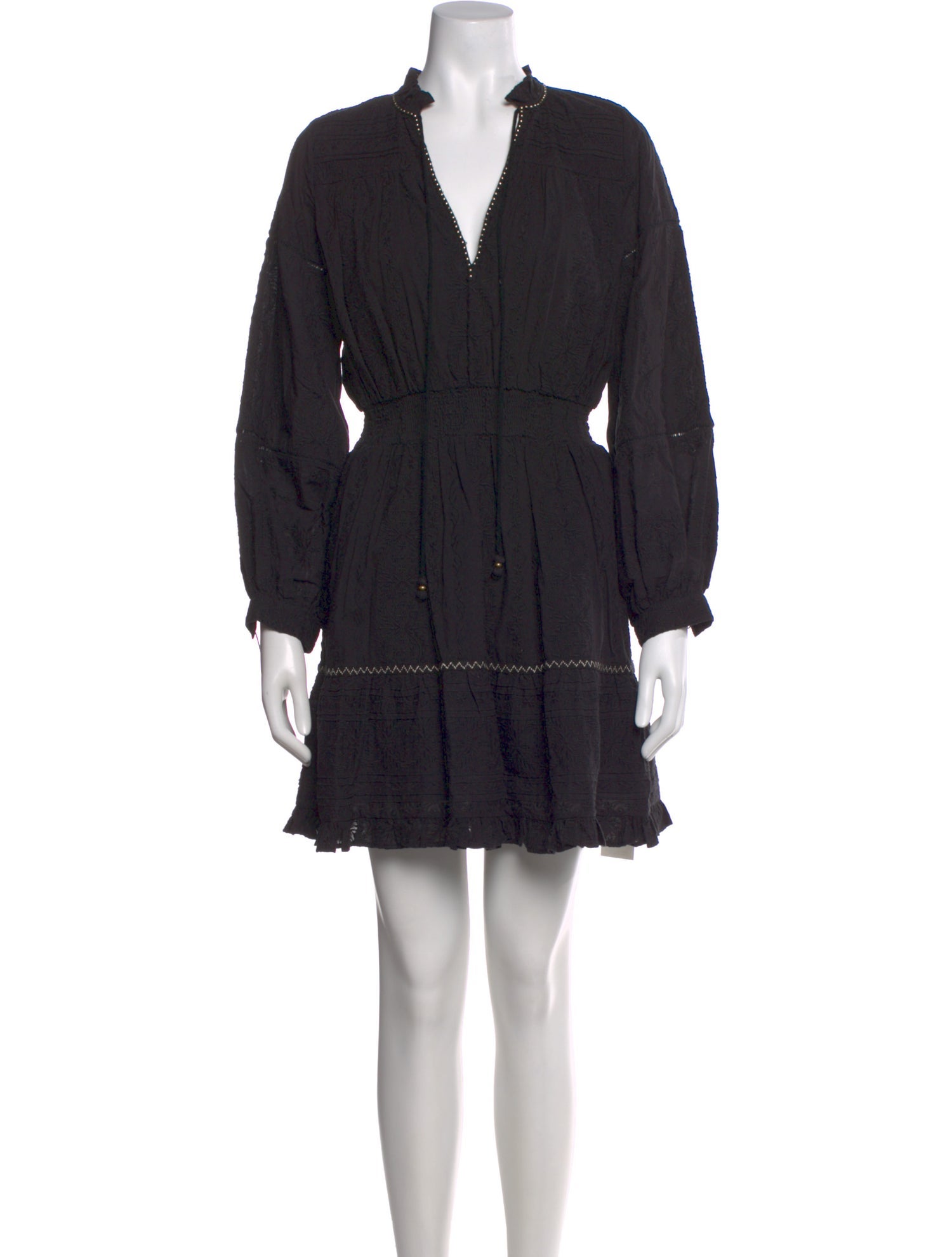 Figue V-Neck Mini Dress
