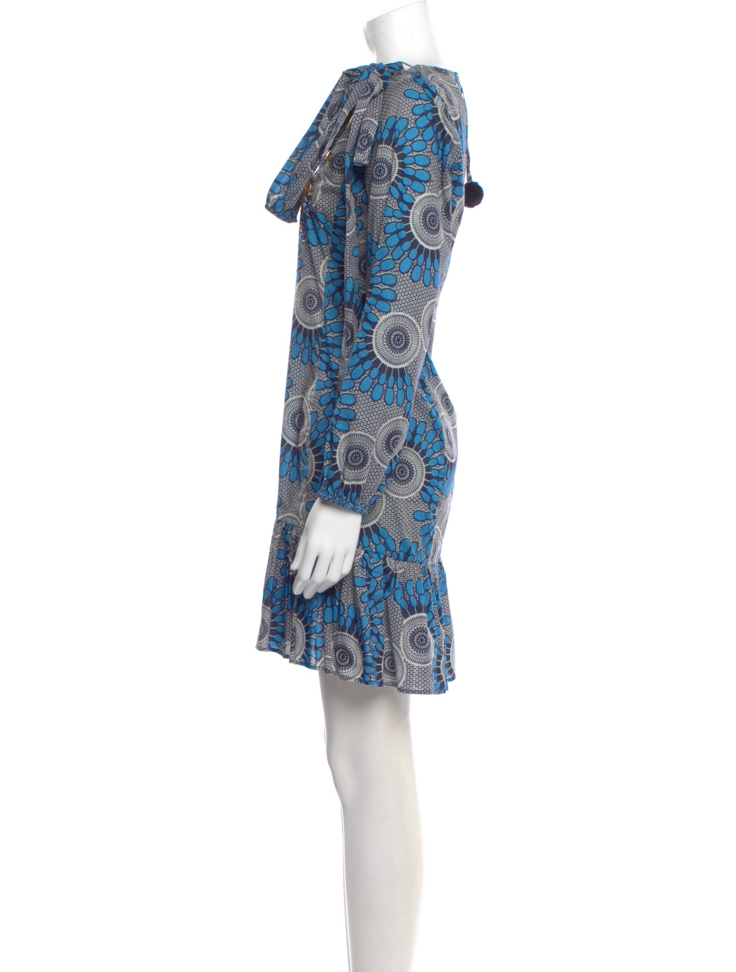 Figue Paisley Print Mini Dress