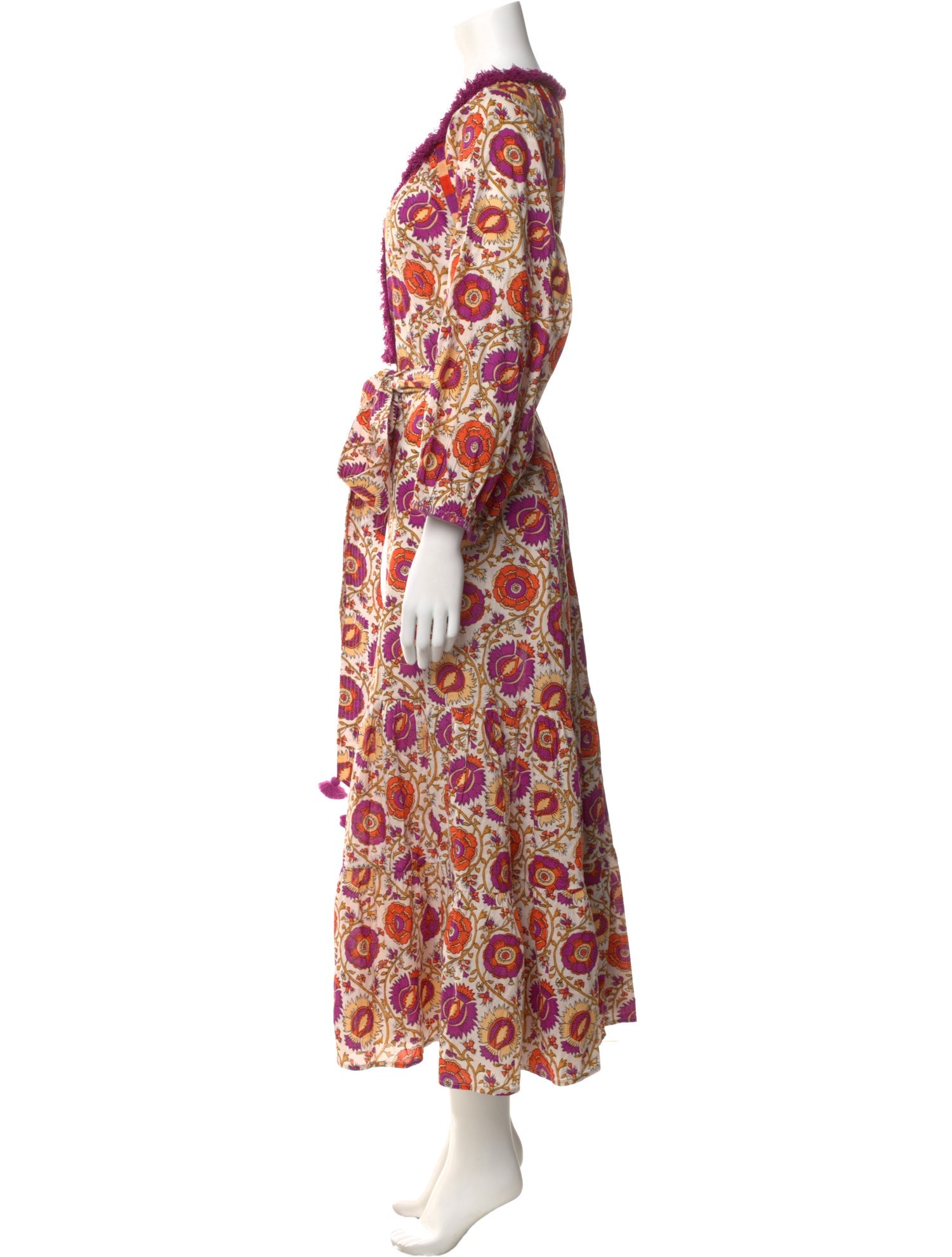 Figue Paisley Print Long Dress