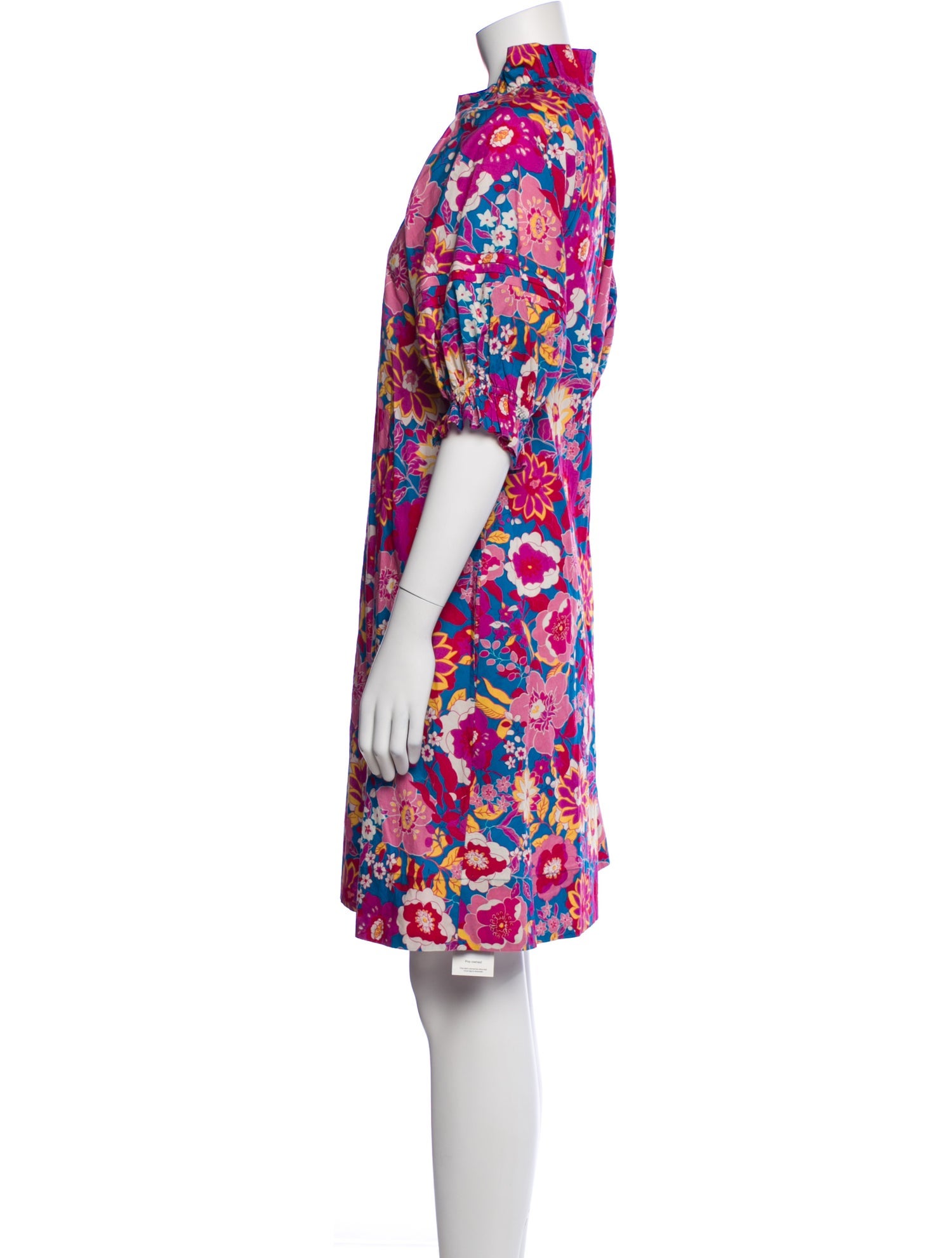 Figue Floral Print Knee-Length Dress