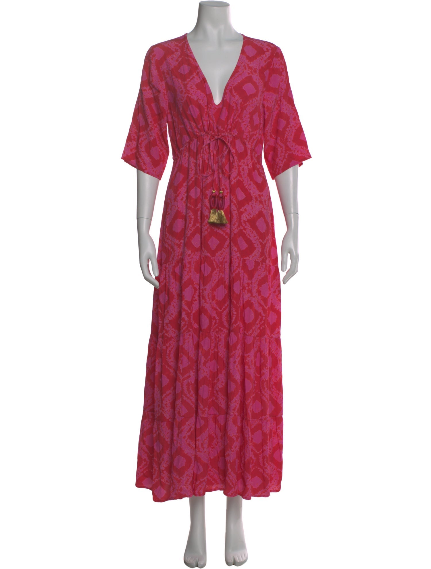 Figue Paisley Print Long Dress