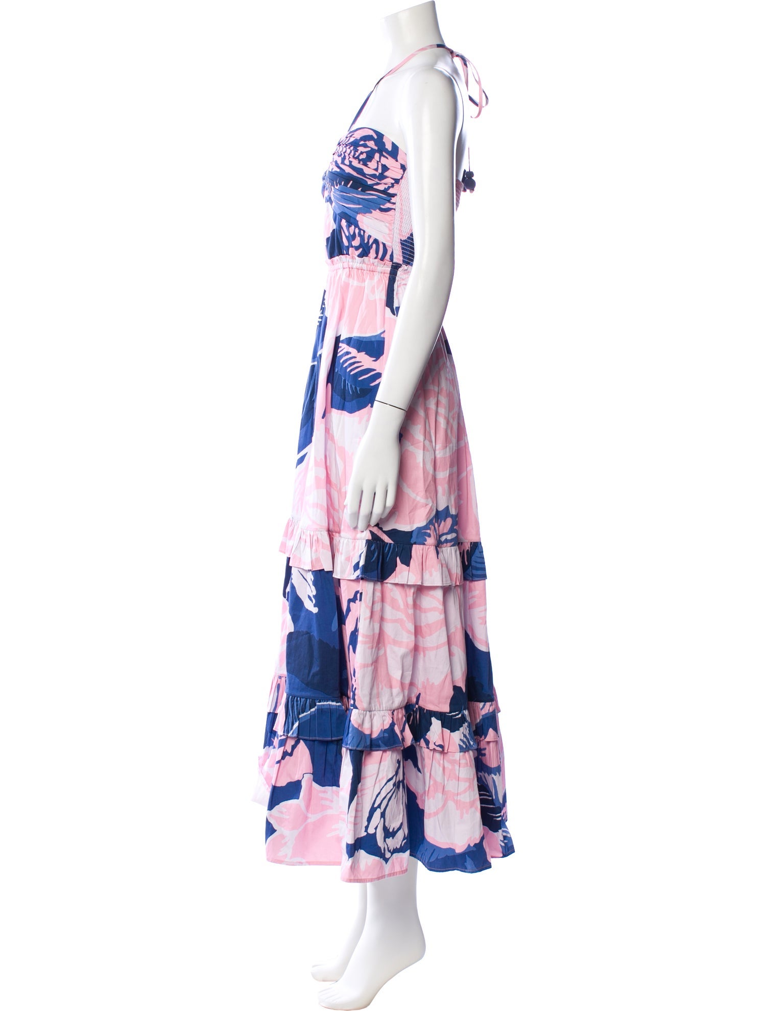 Figue Floral Print Midi Length Dress