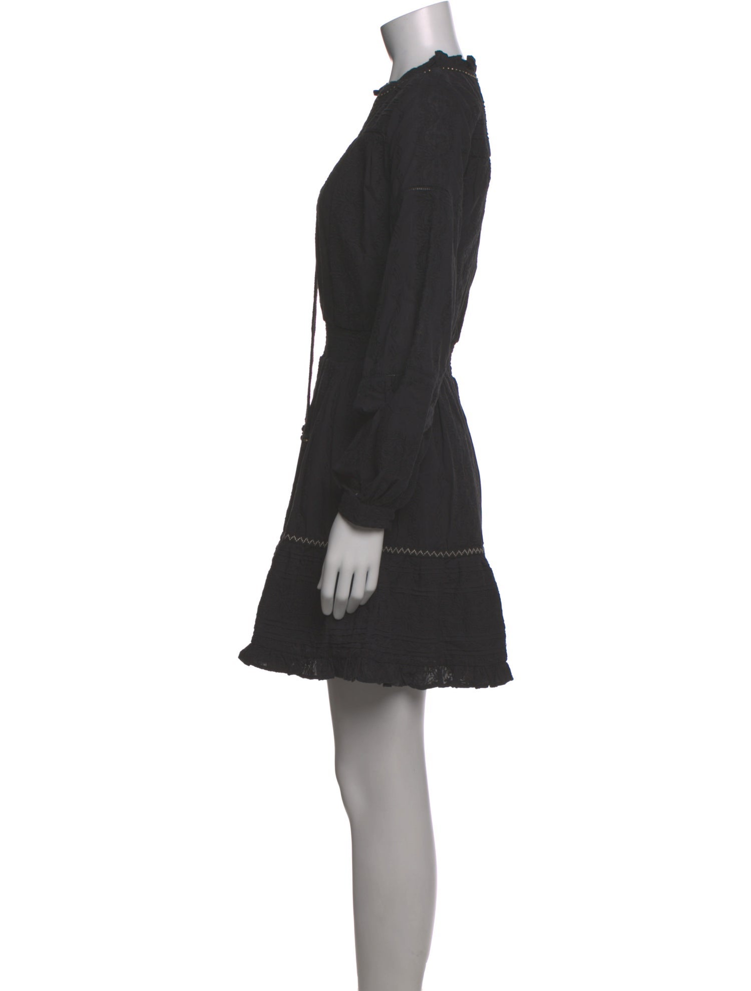 Figue V-Neck Mini Dress