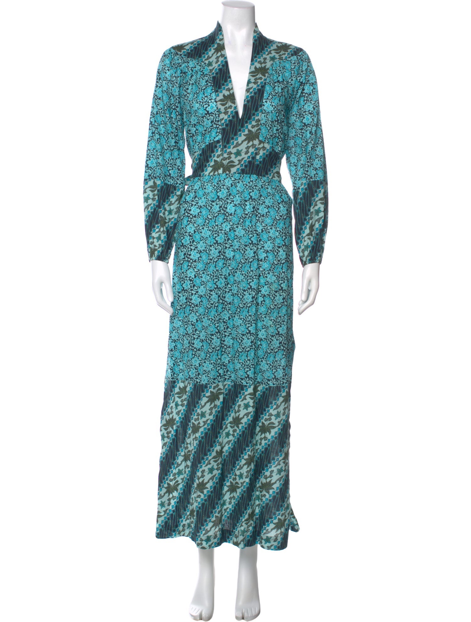 Figue Floral Print Long Dress