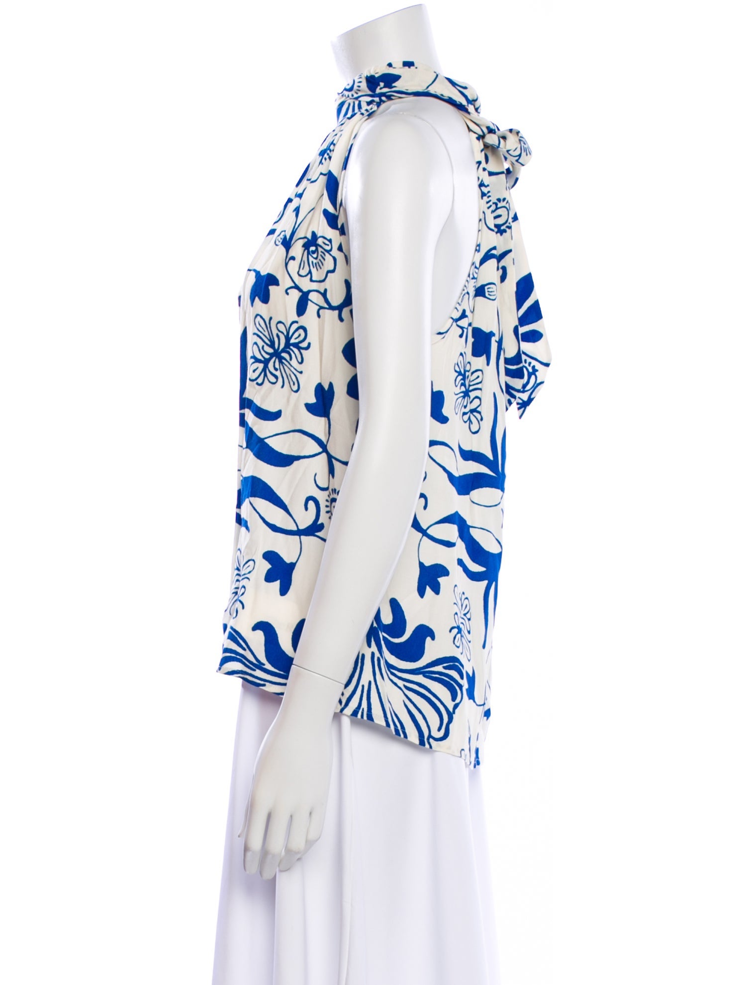 Figue Floral Print Halterneck Top