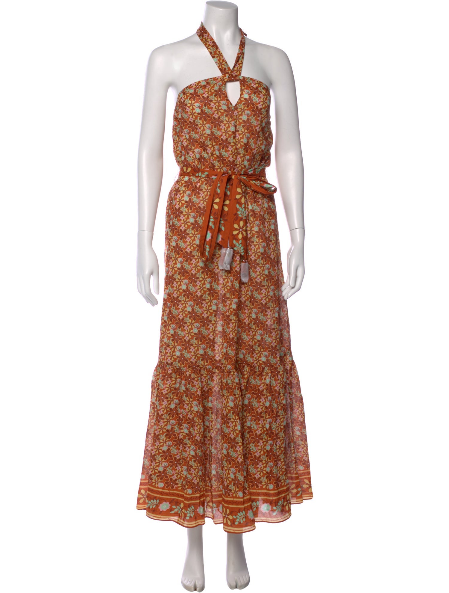 Figue Floral Print Long Dress