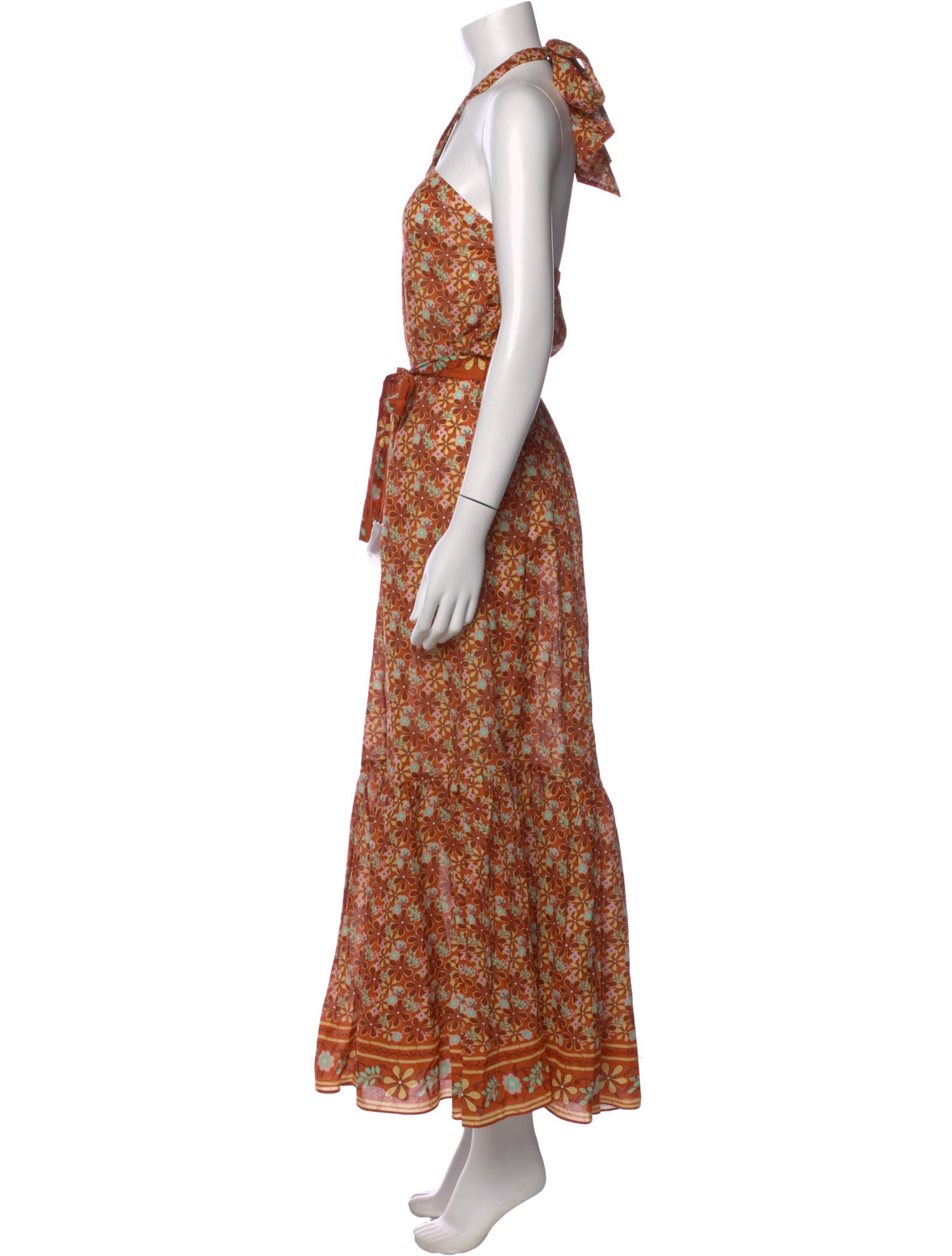 Figue Floral Print Long Dress