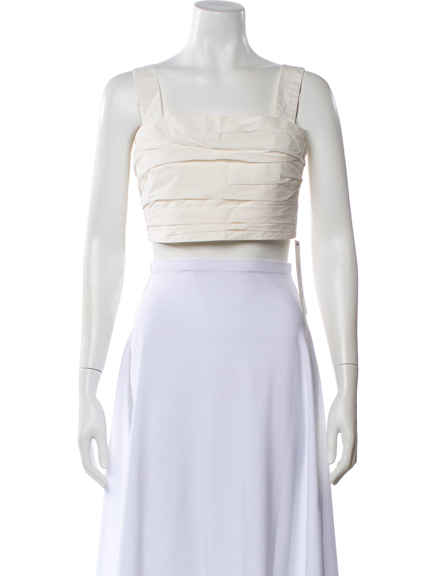Figue Square Neckline Sleeveless Crop Top