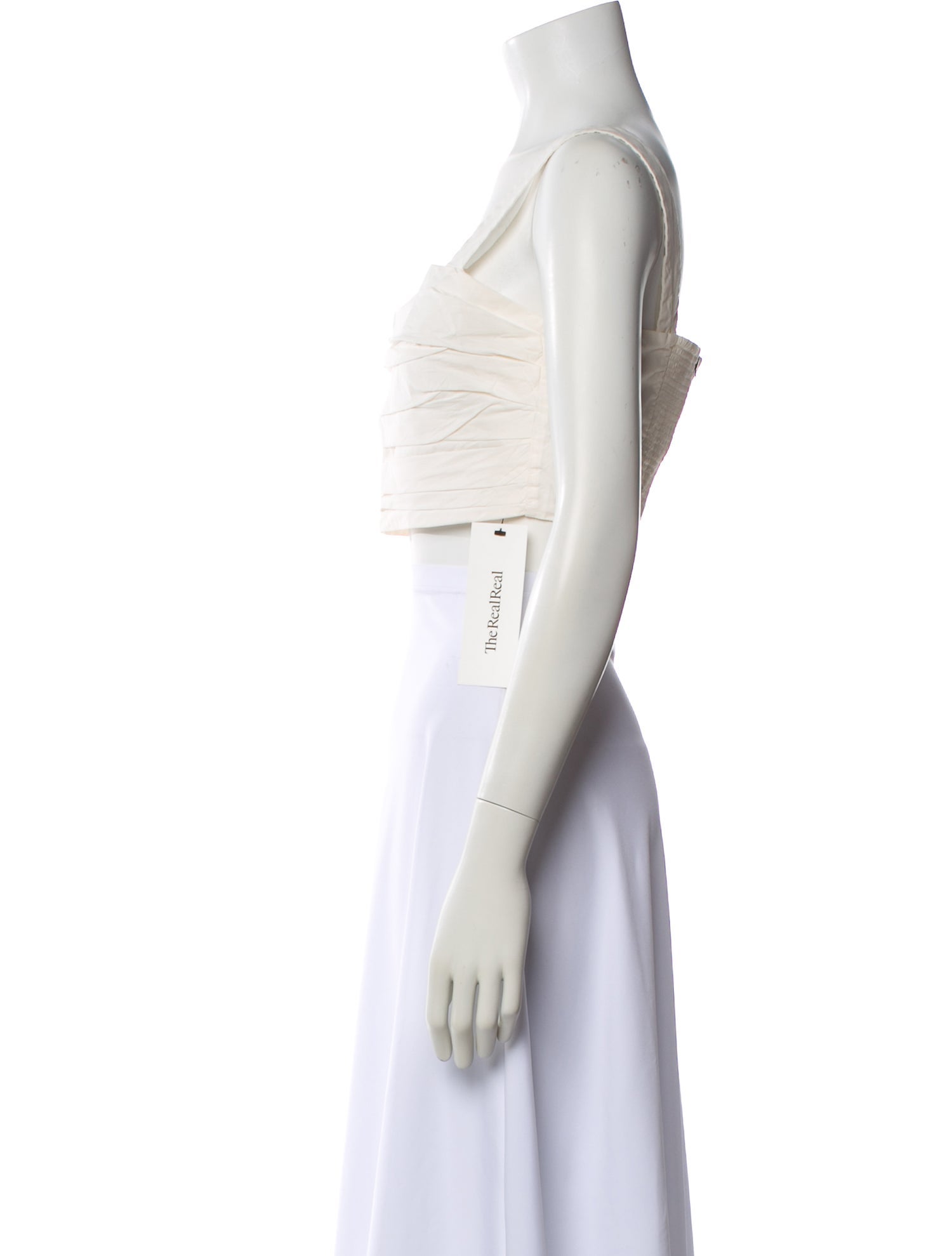 Figue Square Neckline Sleeveless Crop Top